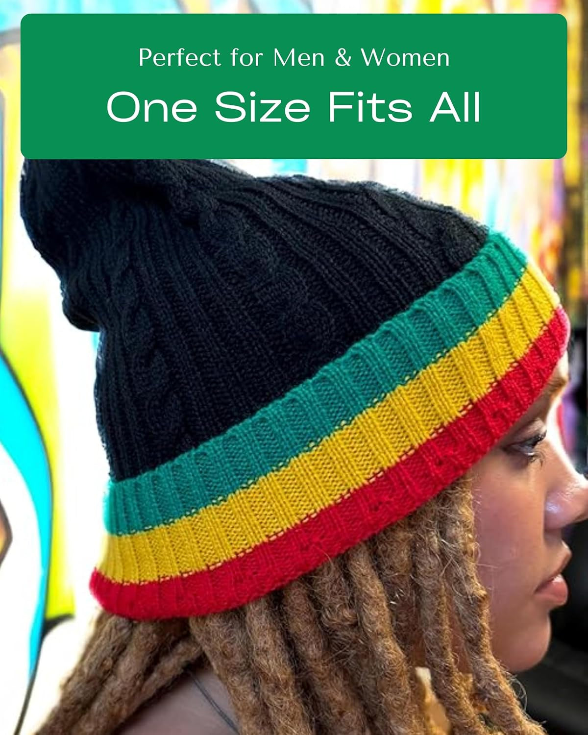 Jamaican Rasta Beanie Tam