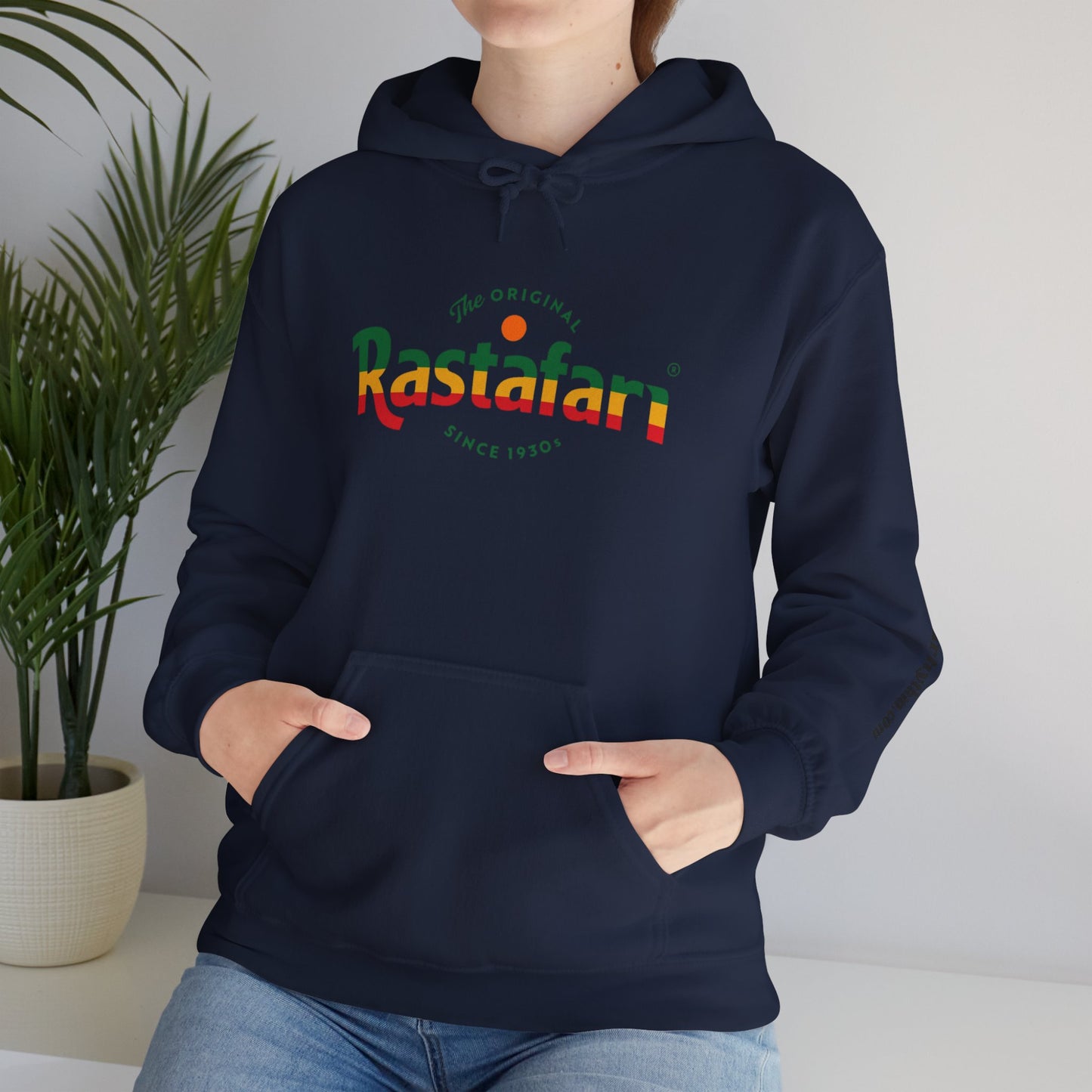 Rastafari Hoodie | Unisex Heavy Blend™ Sweatshirt, Cozy Streetwear, Gift for Culture Lovers, Relaxed Fit, Perfect for Casual Outings