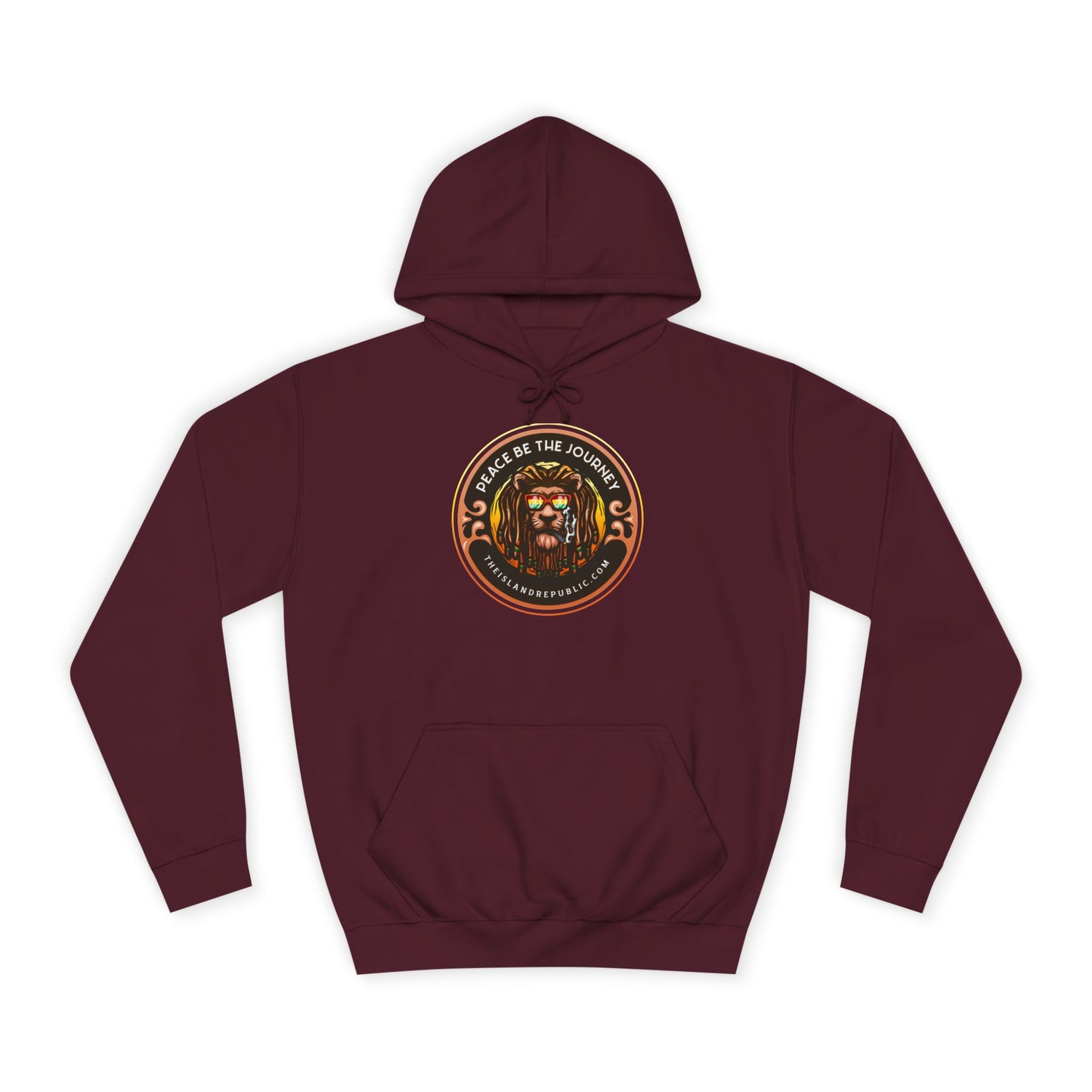 Rasta College Hoodie with Island Rhythm Hood