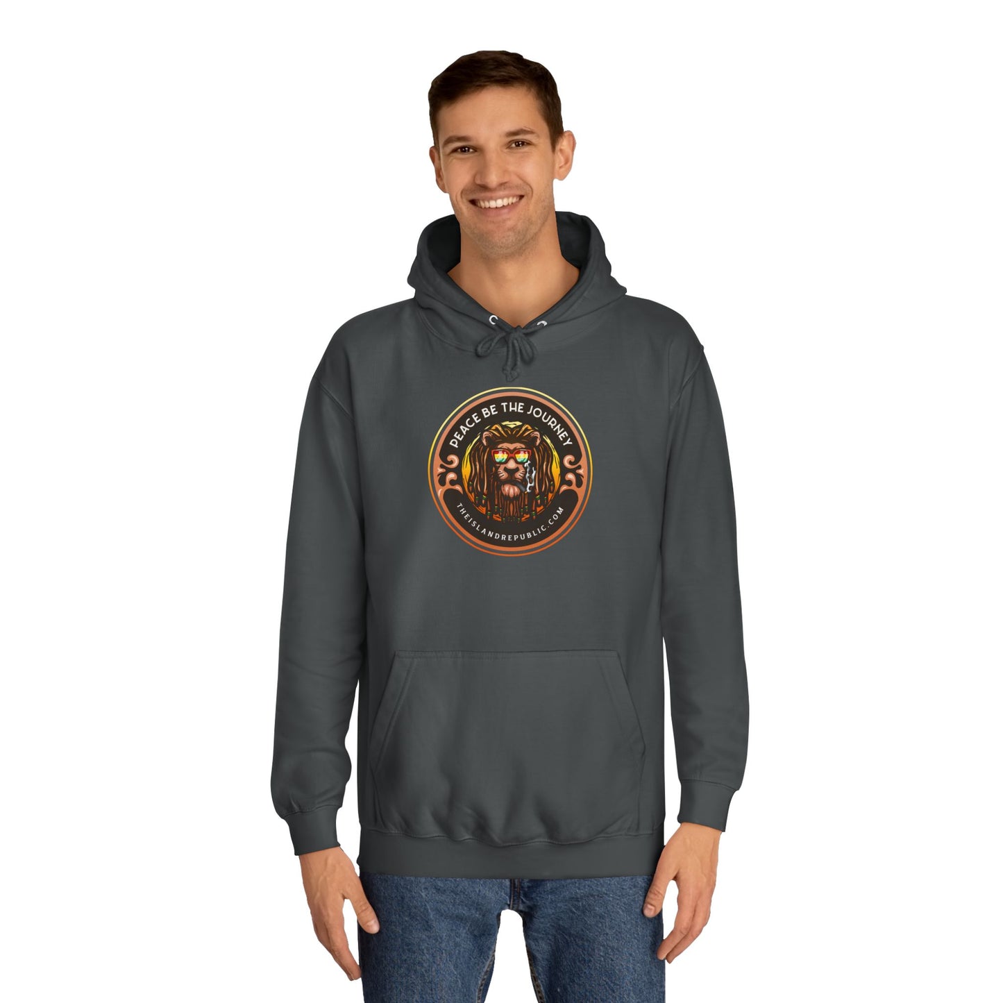 Rasta College Hoodie with Island Rhythm Hood