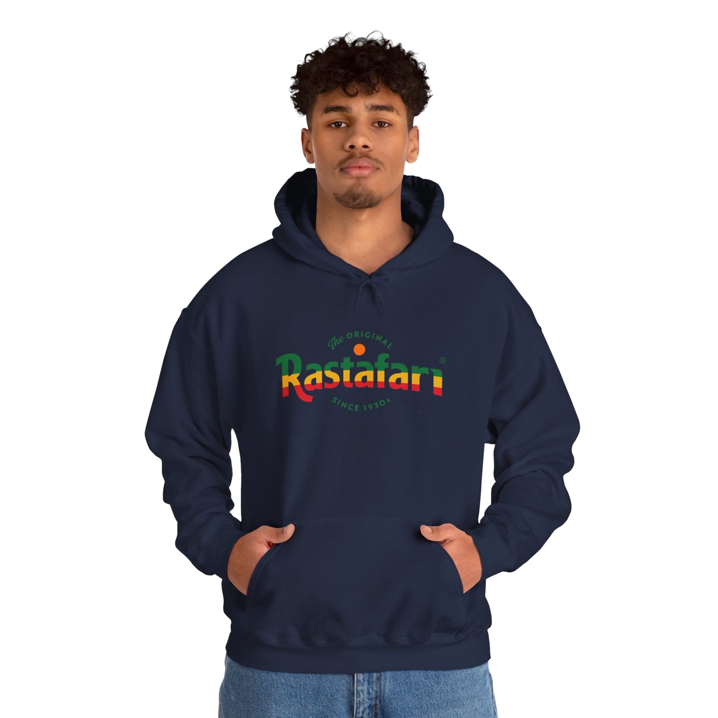 Rastafari Hoodie | Unisex Heavy Blend™ Sweatshirt, Cozy Streetwear, Gift for Culture Lovers, Relaxed Fit, Perfect for Casual Outings