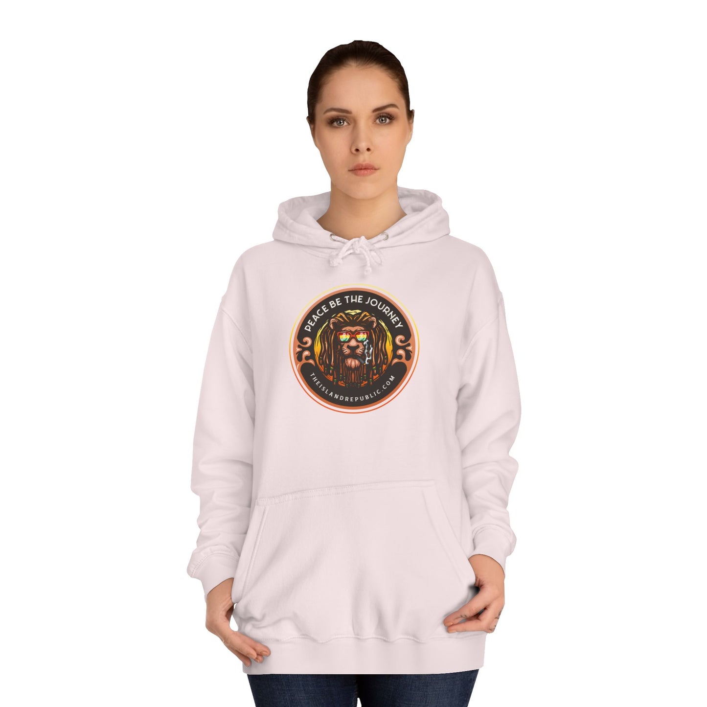 Rasta College Hoodie with Island Rhythm Hood