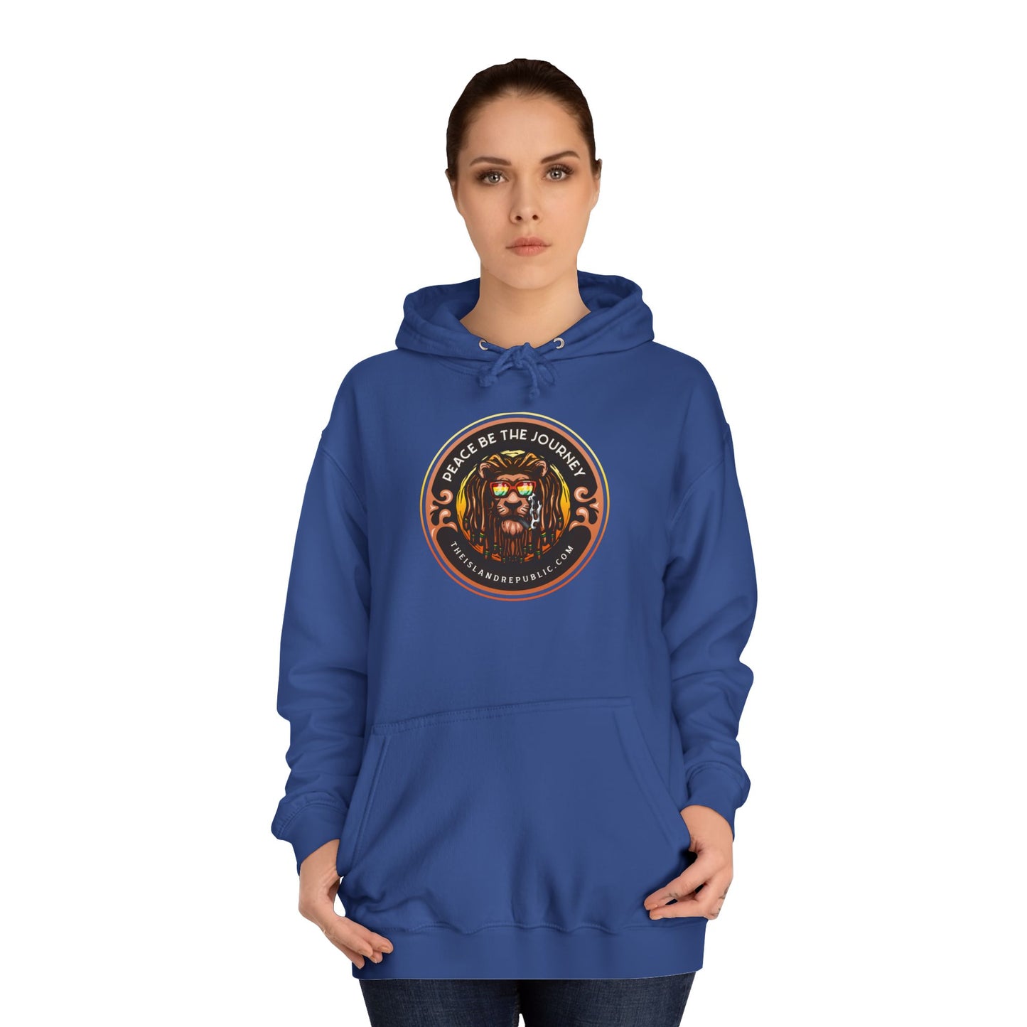 Rasta College Hoodie with Island Rhythm Hood