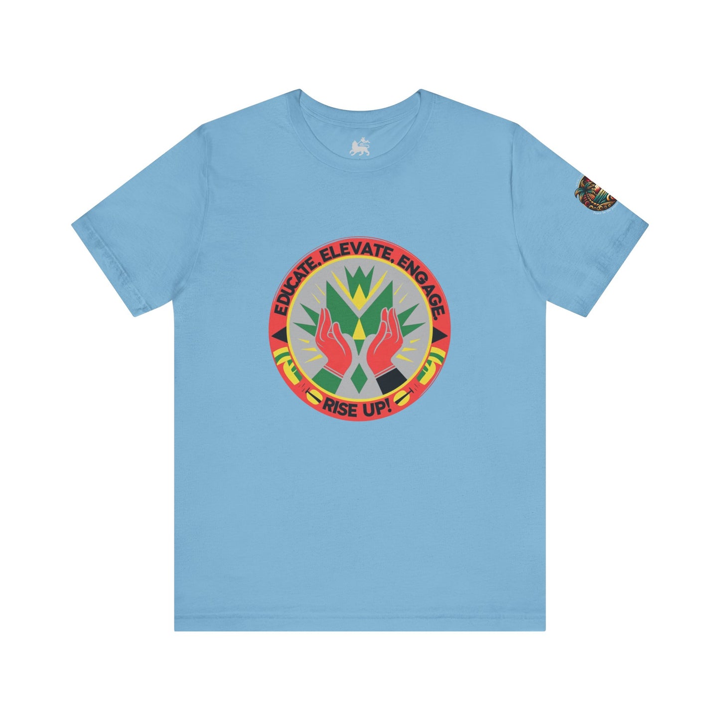 Mindful Living Unisex Tee - 'Educate, Elevate, Engage' Design