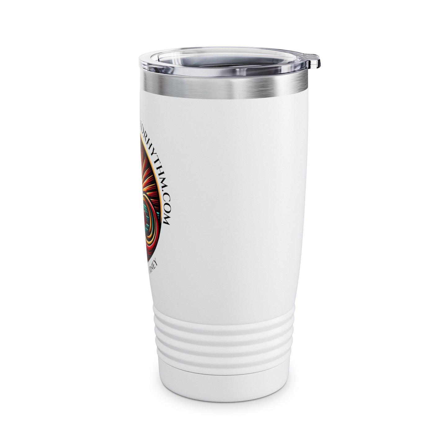 Tumbler Travel Mug Island Rhythm Design 20oz