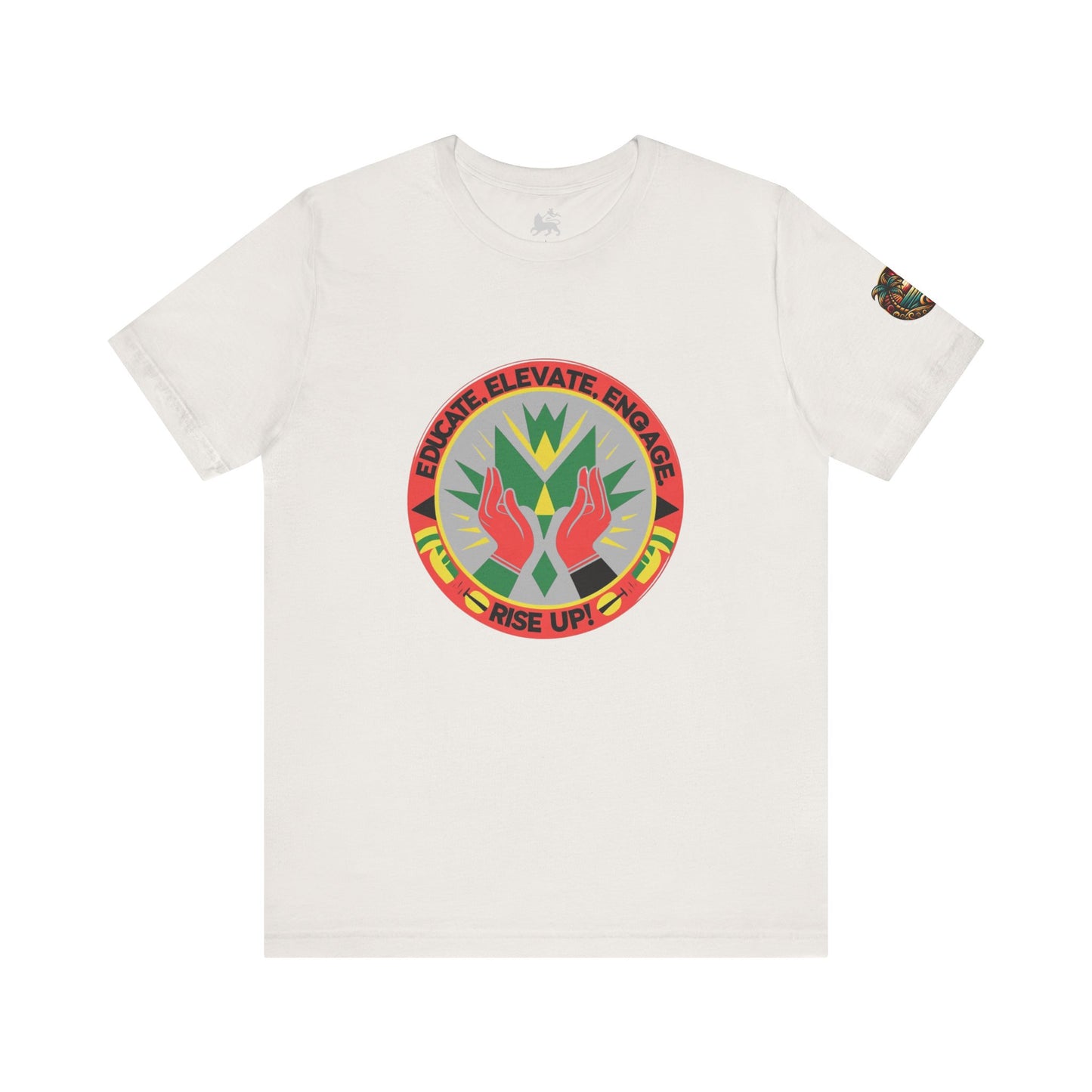 Mindful Living Unisex Tee - 'Educate, Elevate, Engage' Design