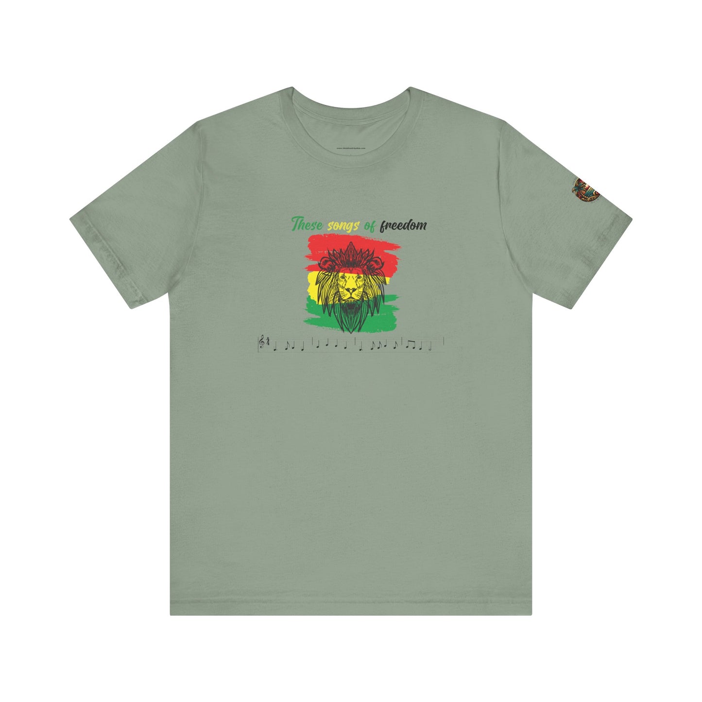 Island Rhythm T-Shirt - Songs of Freedom Design