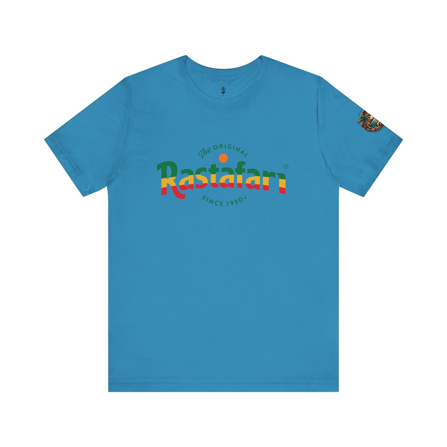 Rastafari Vibes Short Sleeve Tee, Unisex Jersey T-Shirt, Casual Wear, Festival Outfits, Gifts for Rasta Lovers