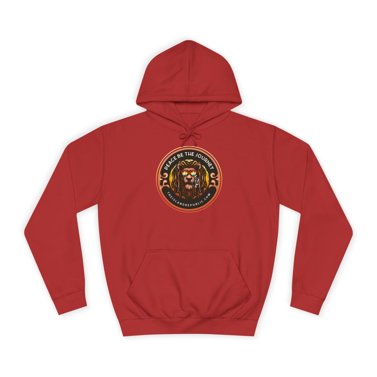 Rasta College Hoodie with Island Rhythm Hood