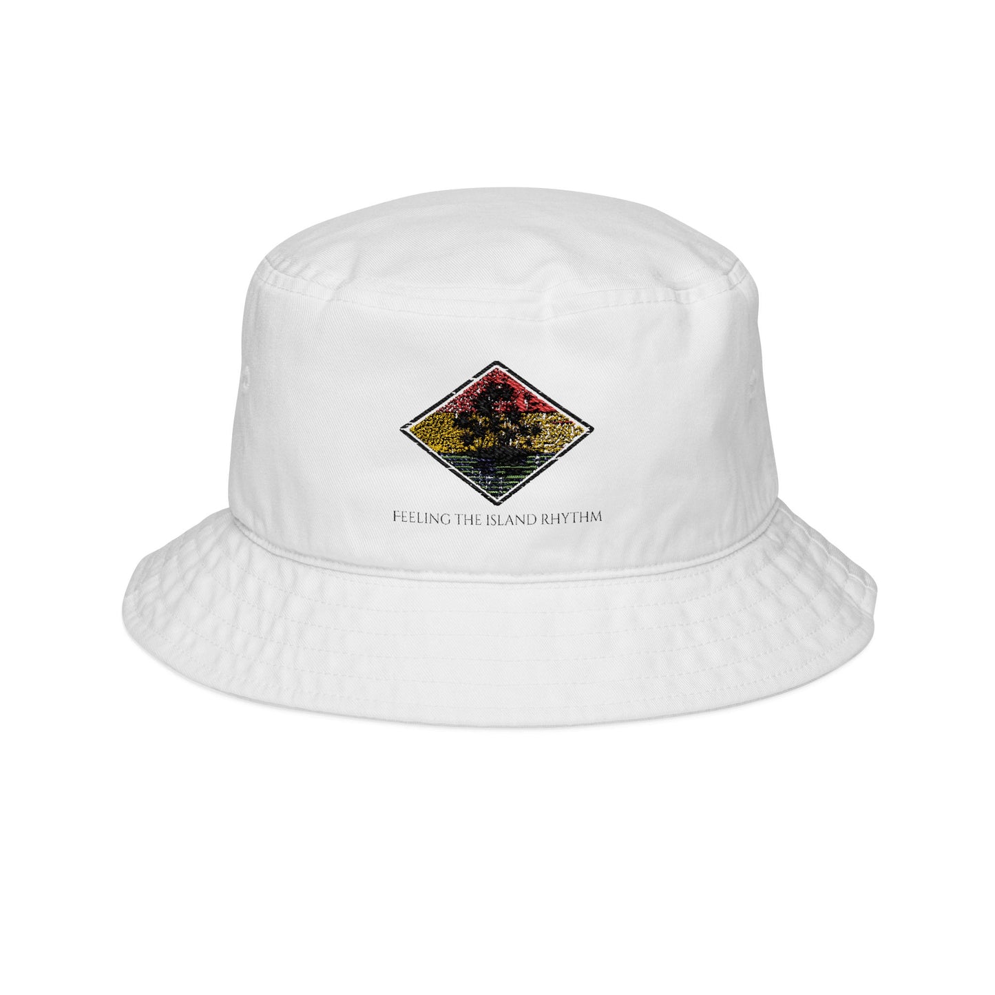 Bucket Hat - Island Rhythm Embroidery Design