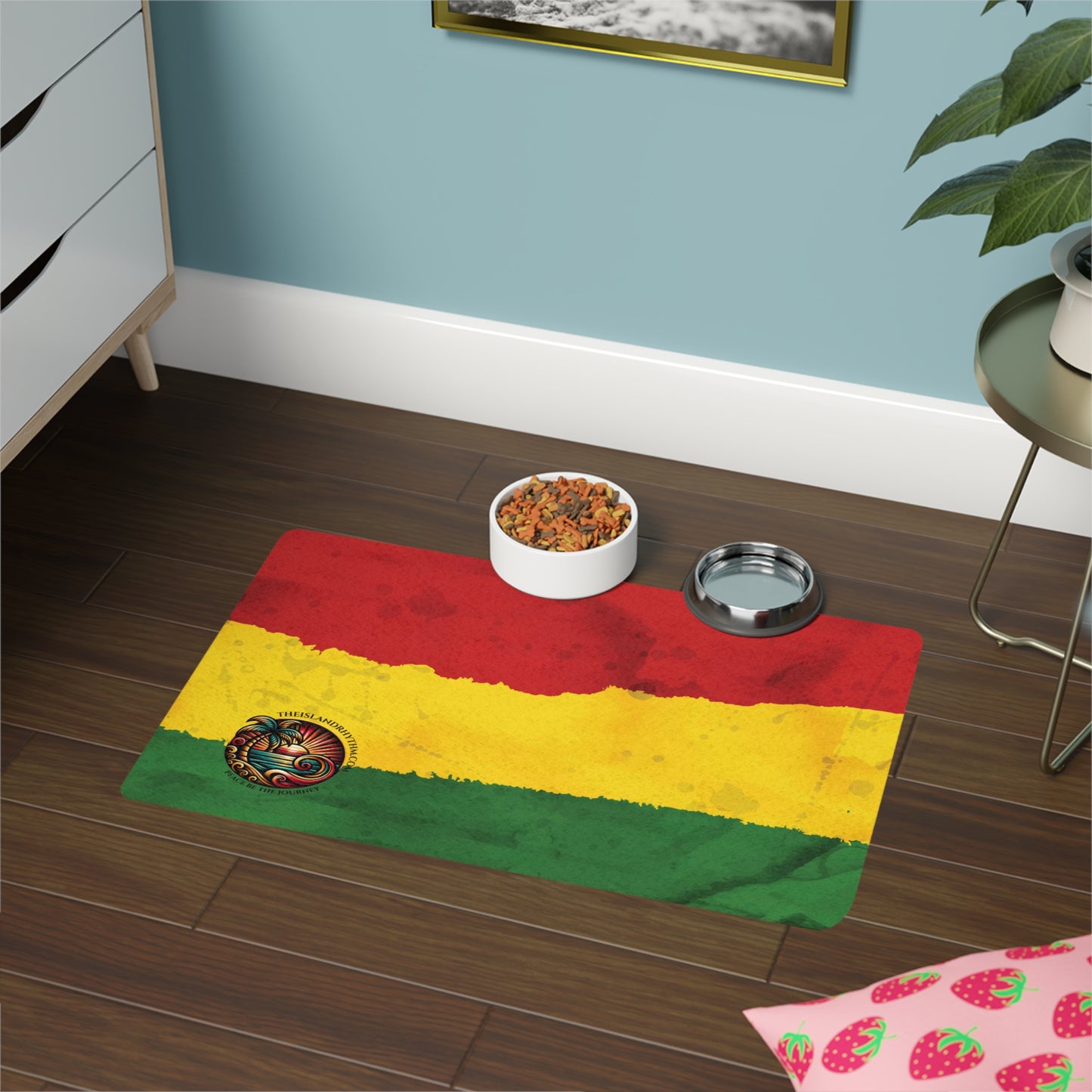 Pet Food Mat (12x18) - Island Rhythm Design