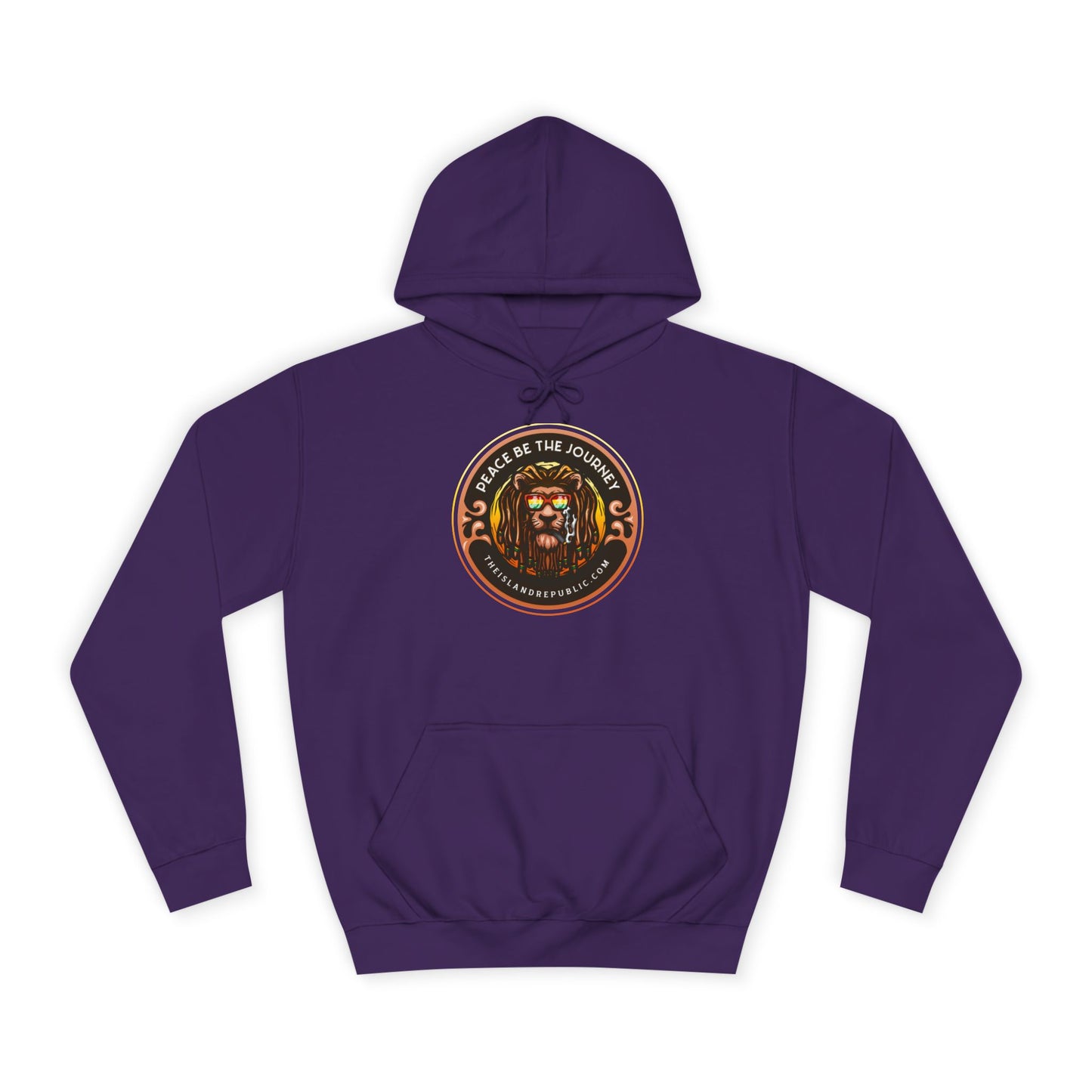 Rasta College Hoodie with Island Rhythm Hood