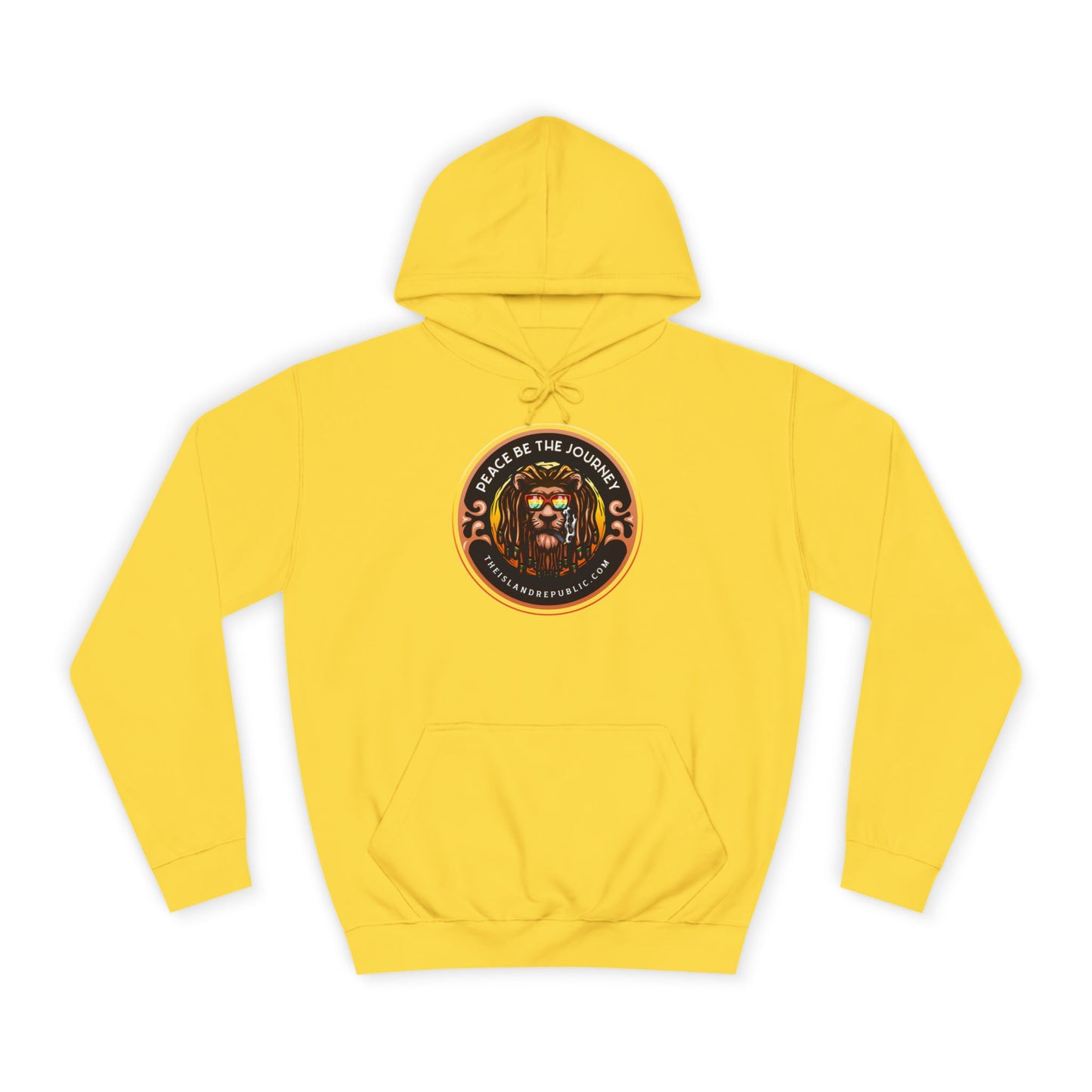 Rasta College Hoodie with Island Rhythm Hood