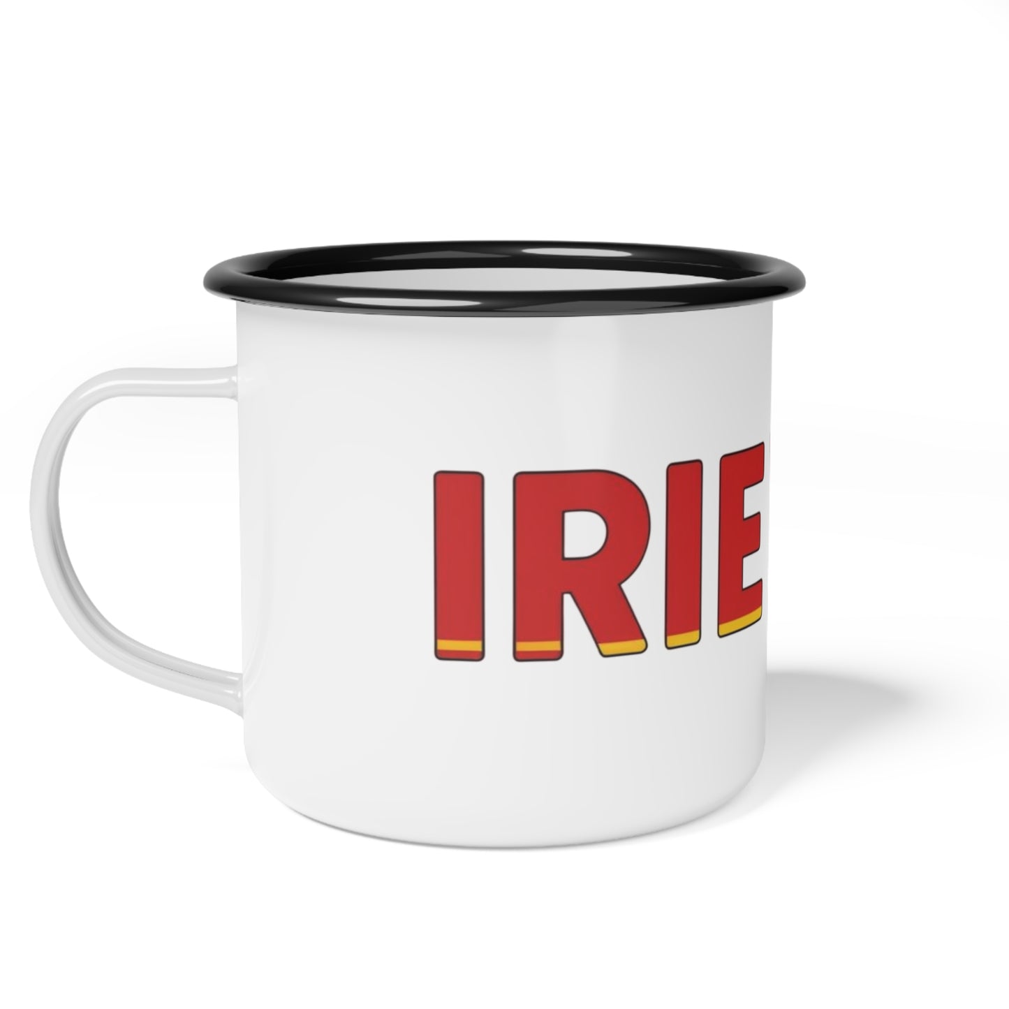 Camp Cup - Irie Vybz Enamel Mug for Relaxation and Peaceful Vibes - The Island Rhythm