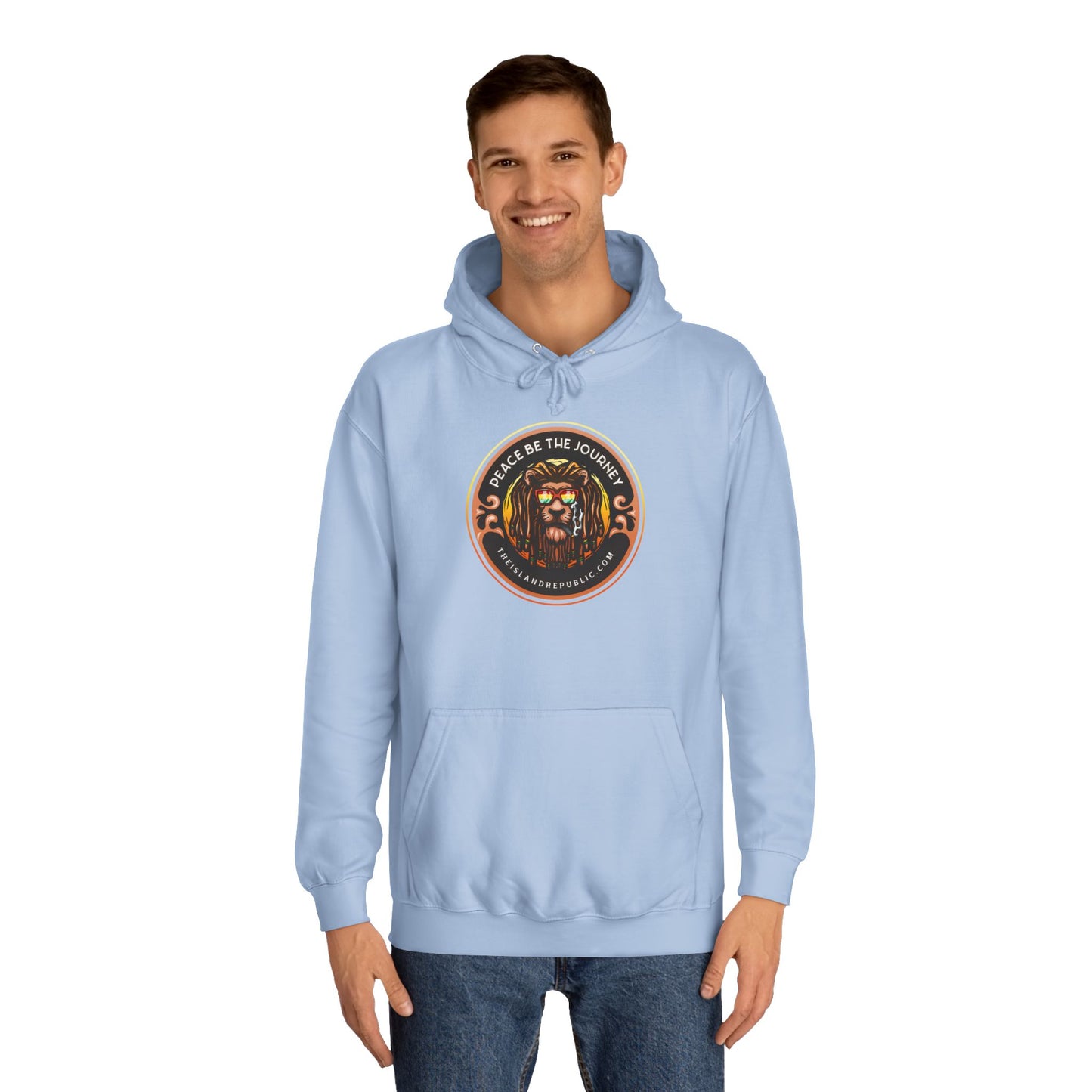 Rasta College Hoodie with Island Rhythm Hood