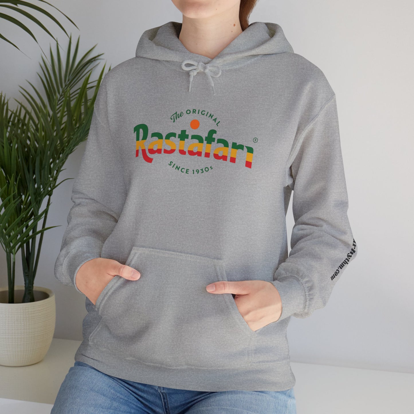 Rastafari Hoodie | Unisex Heavy Blend™ Sweatshirt, Cozy Streetwear, Gift for Culture Lovers, Relaxed Fit, Perfect for Casual Outings