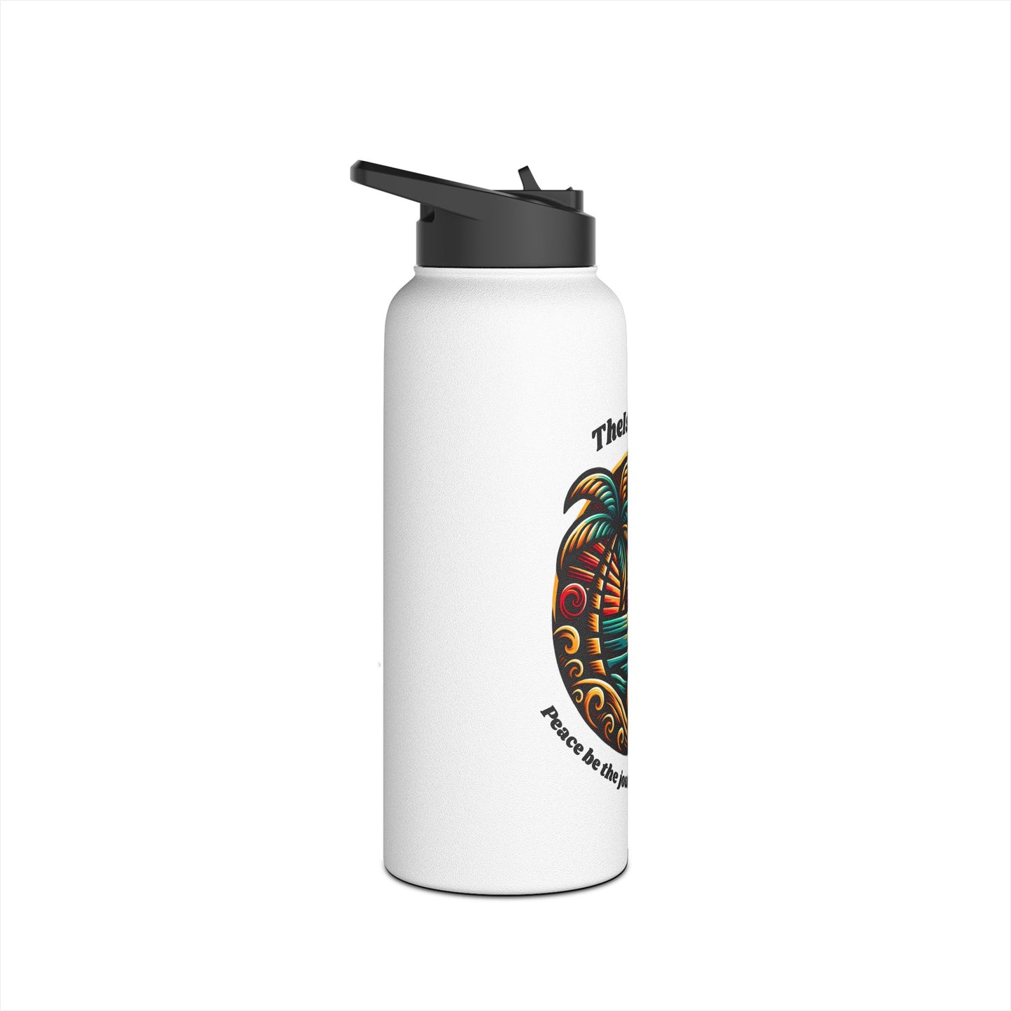 Water Bottle Island Rhythm Design
