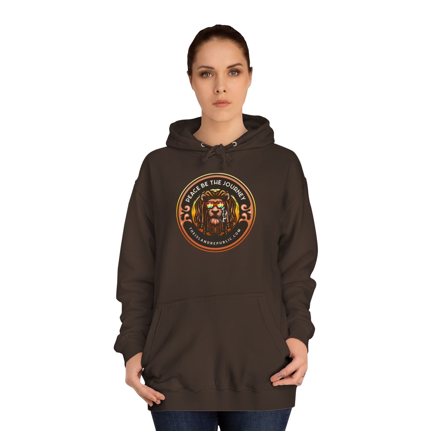 Rasta College Hoodie with Island Rhythm Hood