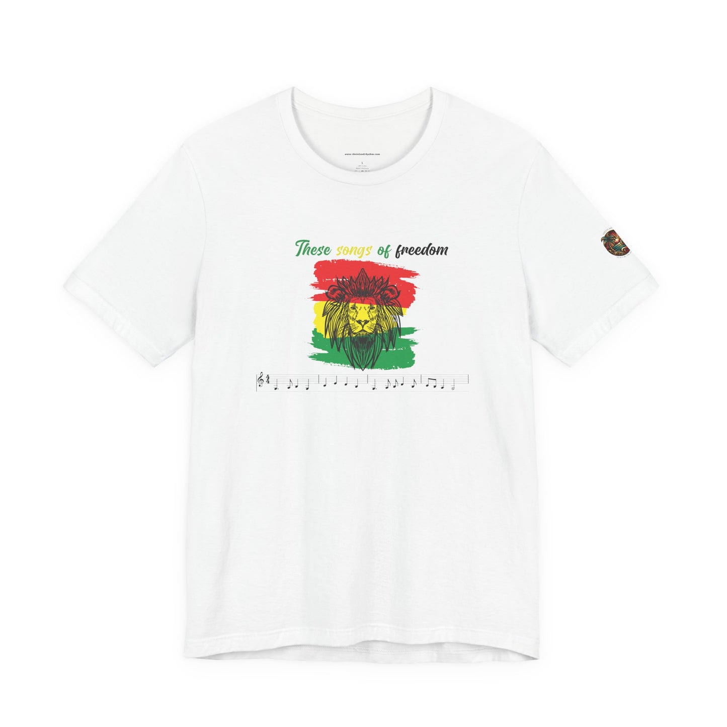 Island Rhythm T-Shirt - Songs of Freedom Design