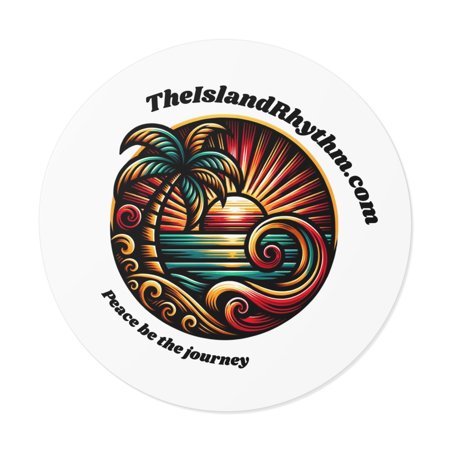 Vinyl Stickers - Island Rhythm Logo Sticker
