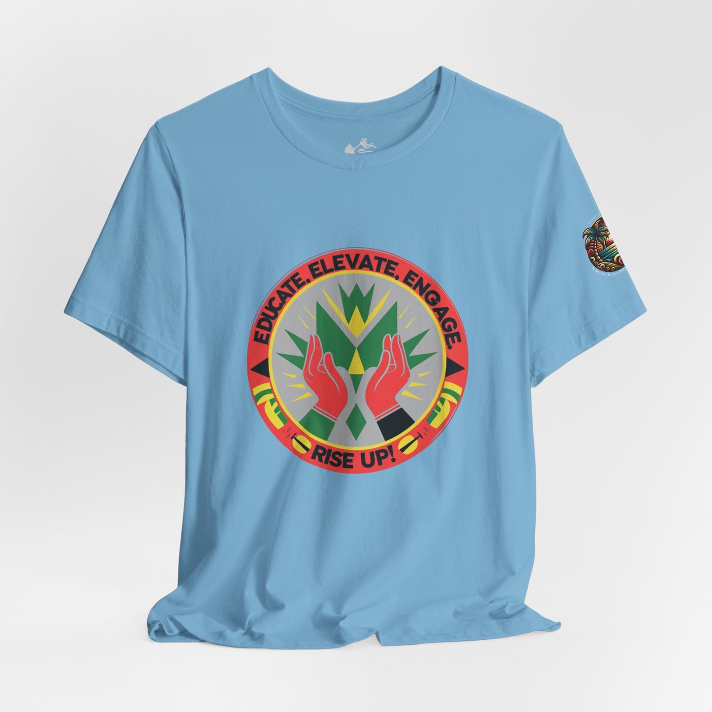 Mindful Living Unisex Tee - 'Educate, Elevate, Engage' Design