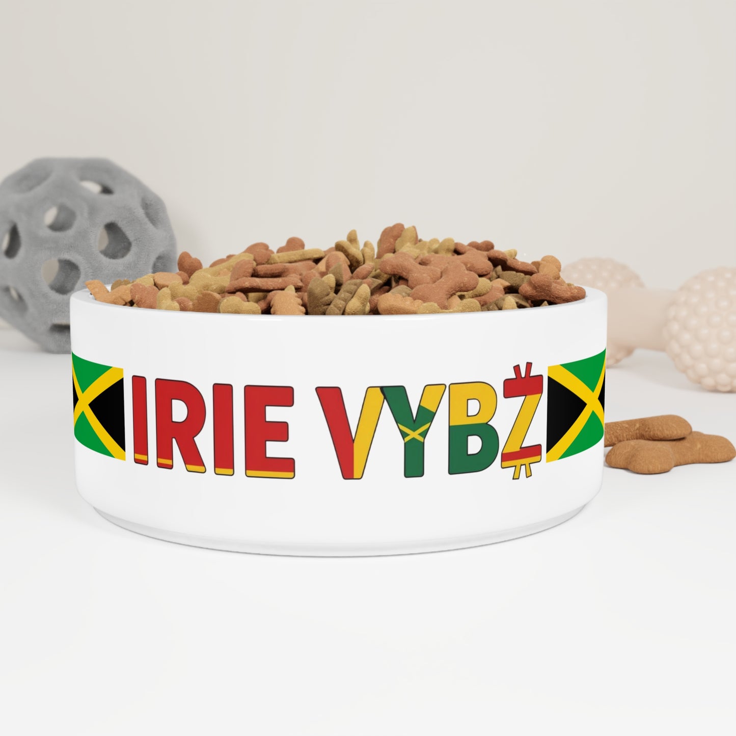 Jamaican Vibes Pet Bowl, Irie Vybz Dog Dish, Custom Pet Bowl, Cat Food Bowl, Eco-Friendly Pet Bowl, Pet Lovers Gift