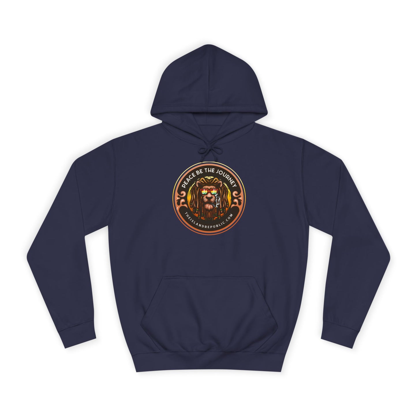 Rasta College Hoodie with Island Rhythm Hood
