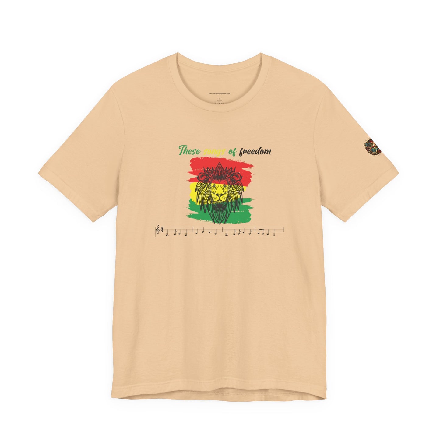 Island Rhythm T-Shirt - Songs of Freedom Design