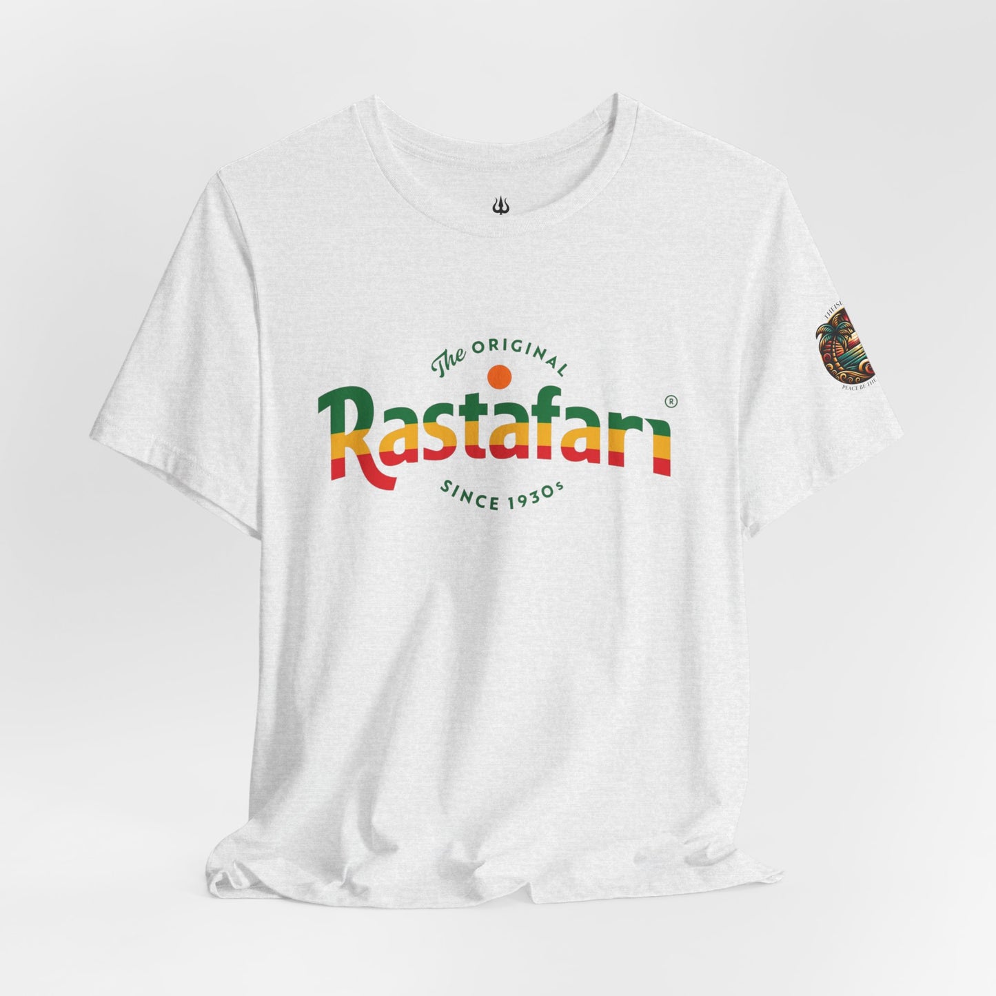 Rastafari Vibes Short Sleeve Tee, Unisex Jersey T-Shirt, Casual Wear, Festival Outfits, Gifts for Rasta Lovers