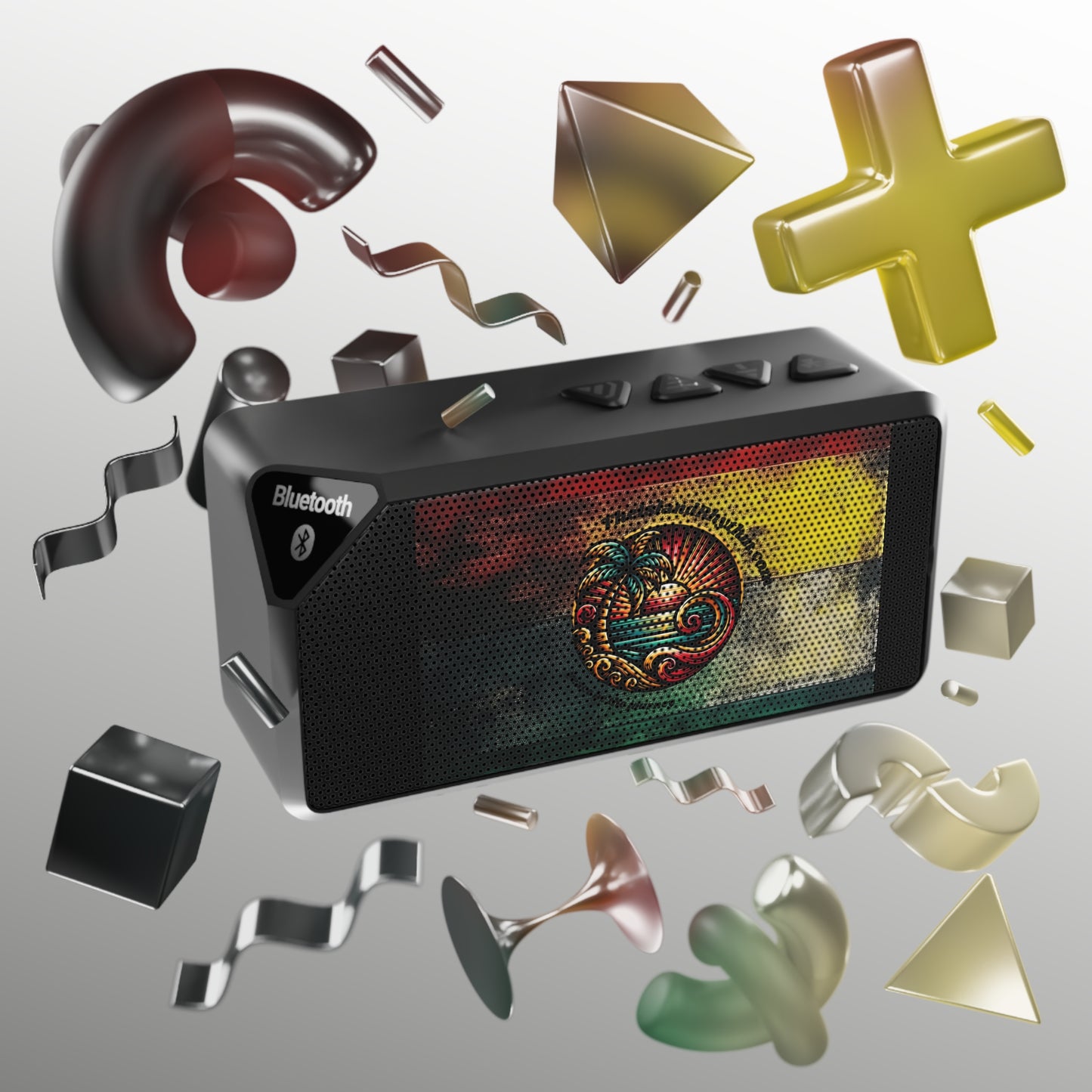 Bluetooth Speaker - Island Rhythm Vibes Design