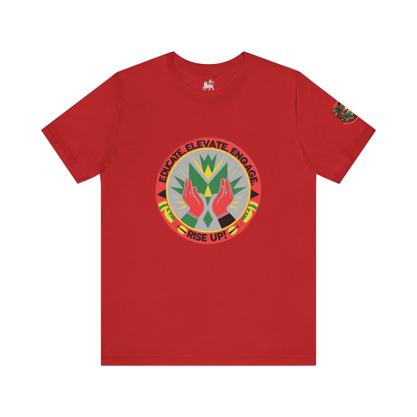 Mindful Living Unisex Tee - 'Educate, Elevate, Engage' Design