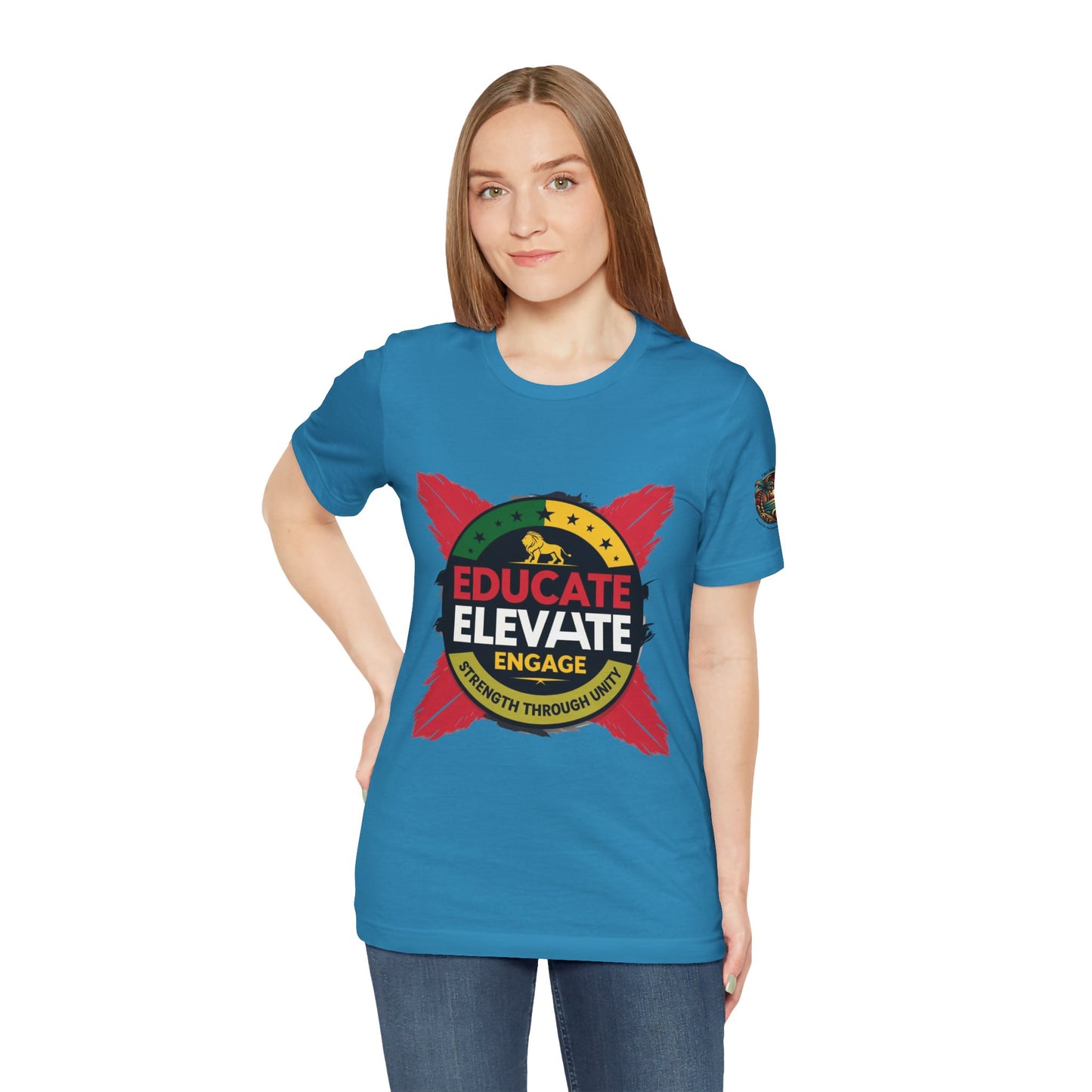 Empowering Statement Tee: Promote Unity & Strength, Ideal for Activism, Education Events, Casual Wear, Gift Ideas