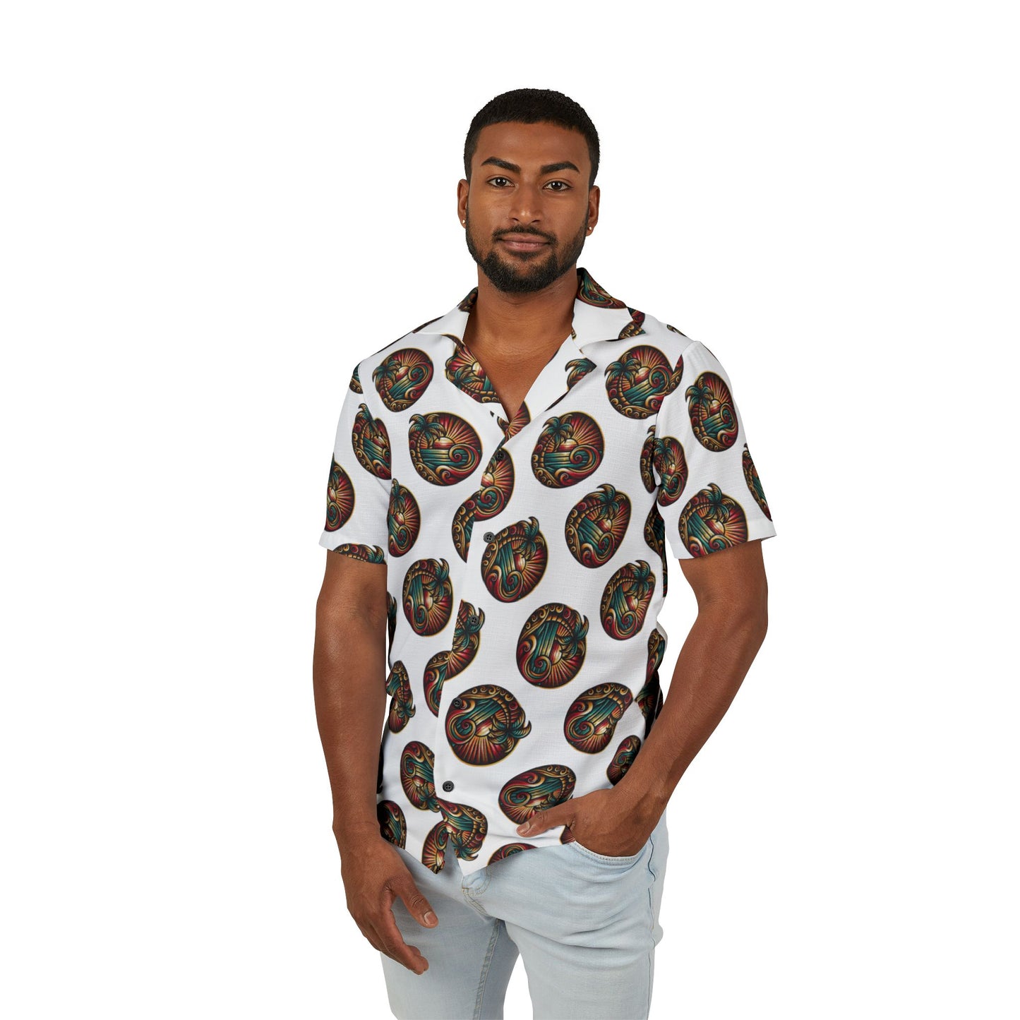 Men's Hawaiian Camp Shirt - Tropical Vibes & Island Style