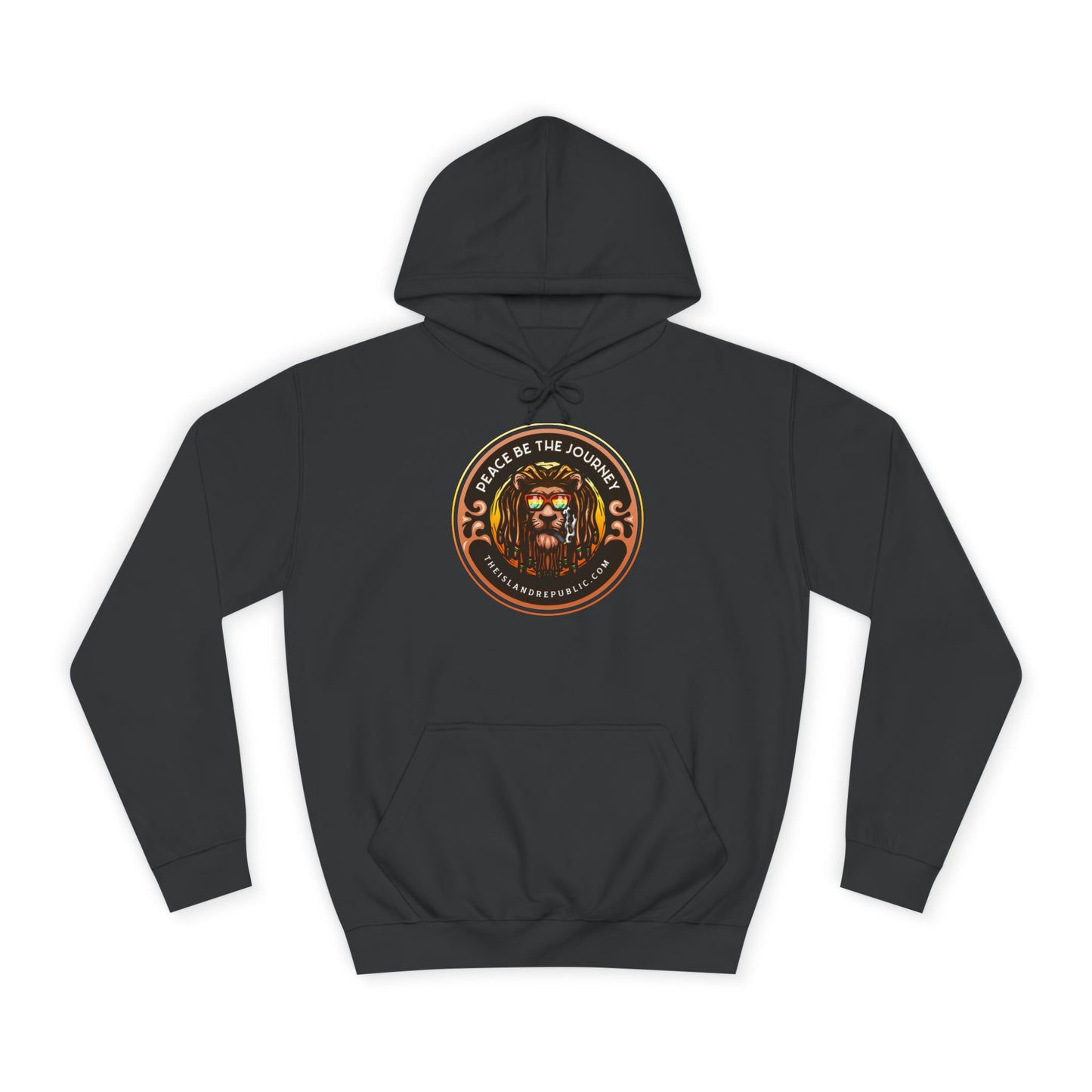 Rasta College Hoodie with Island Rhythm Hood