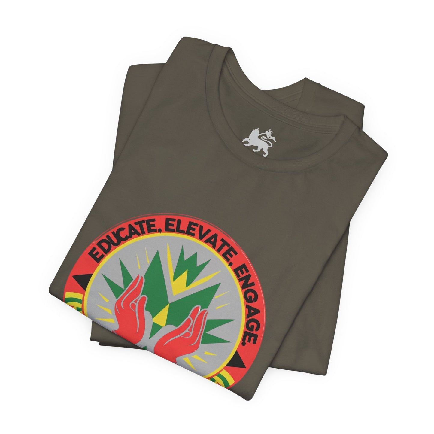 Mindful Living Unisex Tee - 'Educate, Elevate, Engage' Design