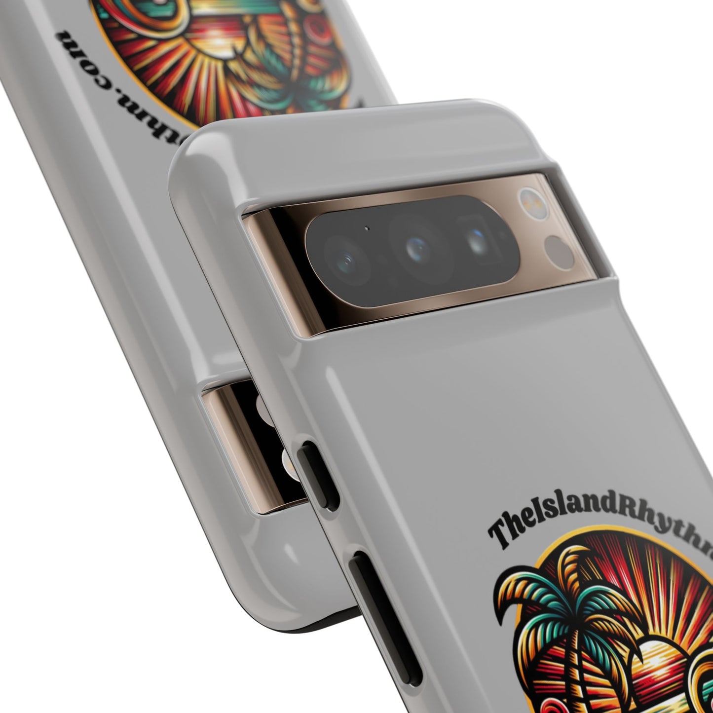 Tough Phone Case - Coastal Vibes with Inspirational Quote "Peace be the journey"