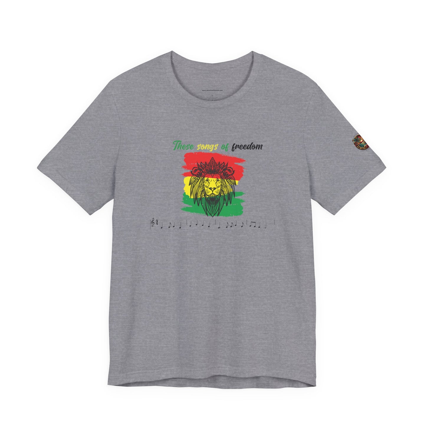 Island Rhythm T-Shirt - Songs of Freedom Design