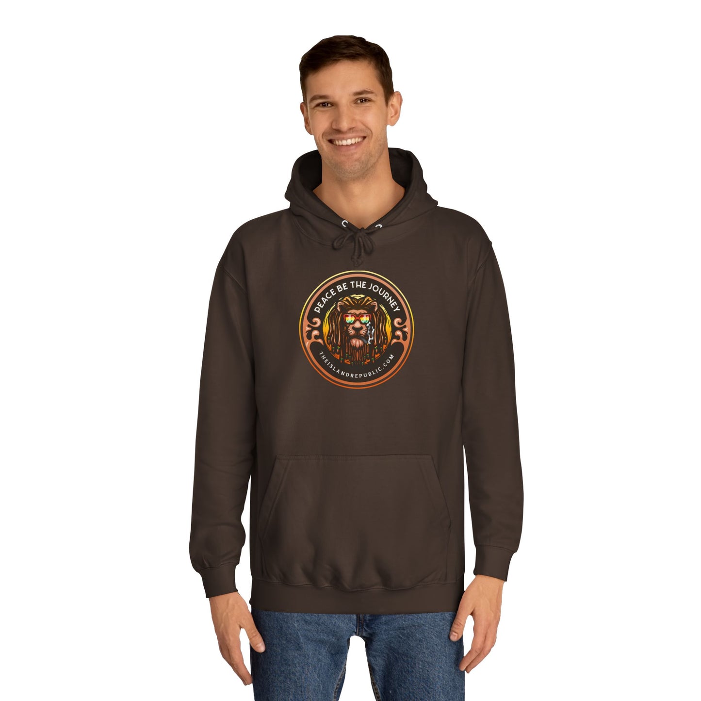 Rasta College Hoodie with Island Rhythm Hood