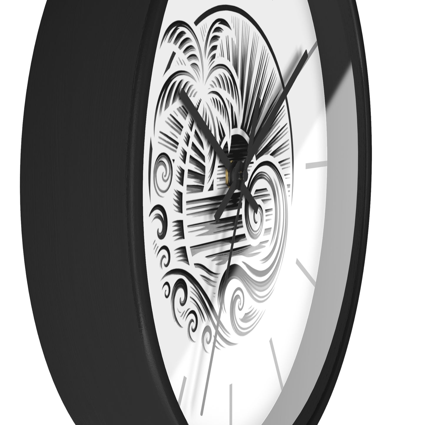 Island Rhythm Wall Clock - Tropical Island Timepiece