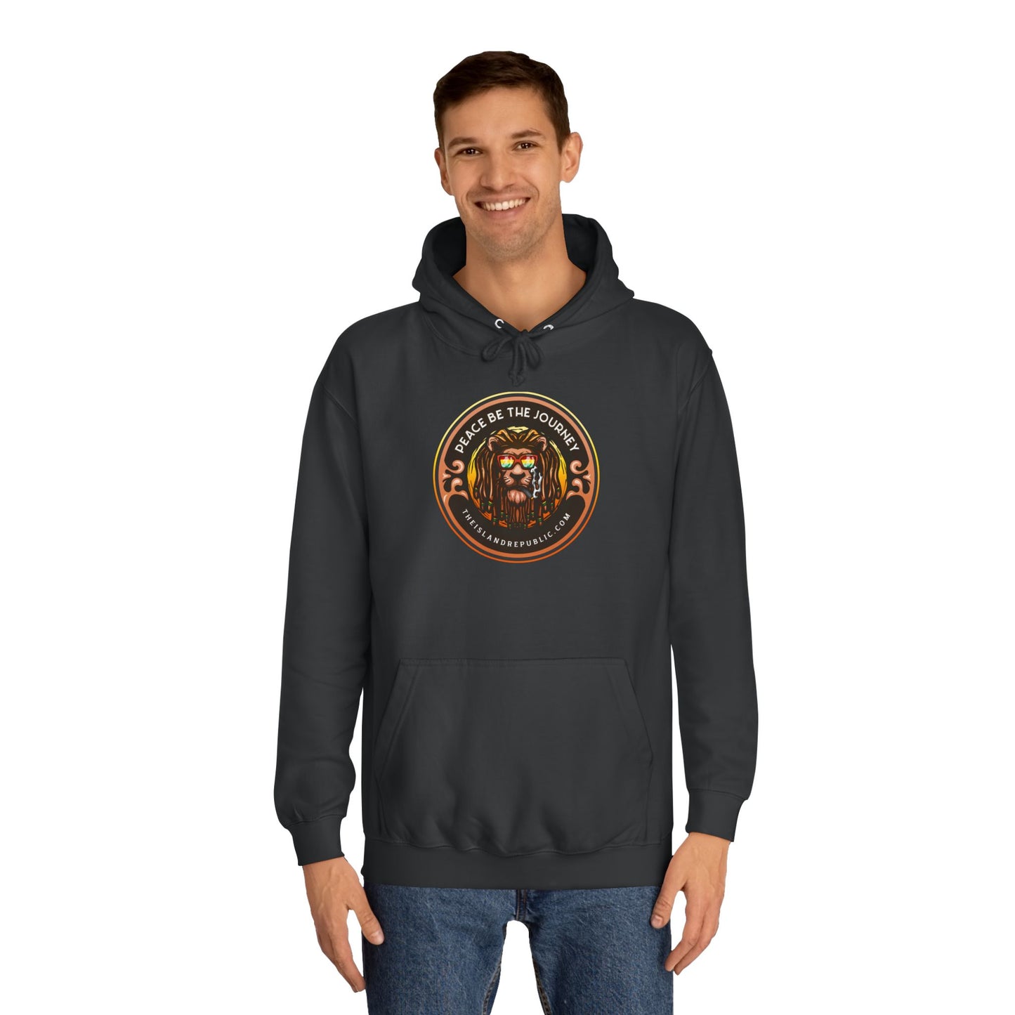 Rasta College Hoodie with Island Rhythm Hood