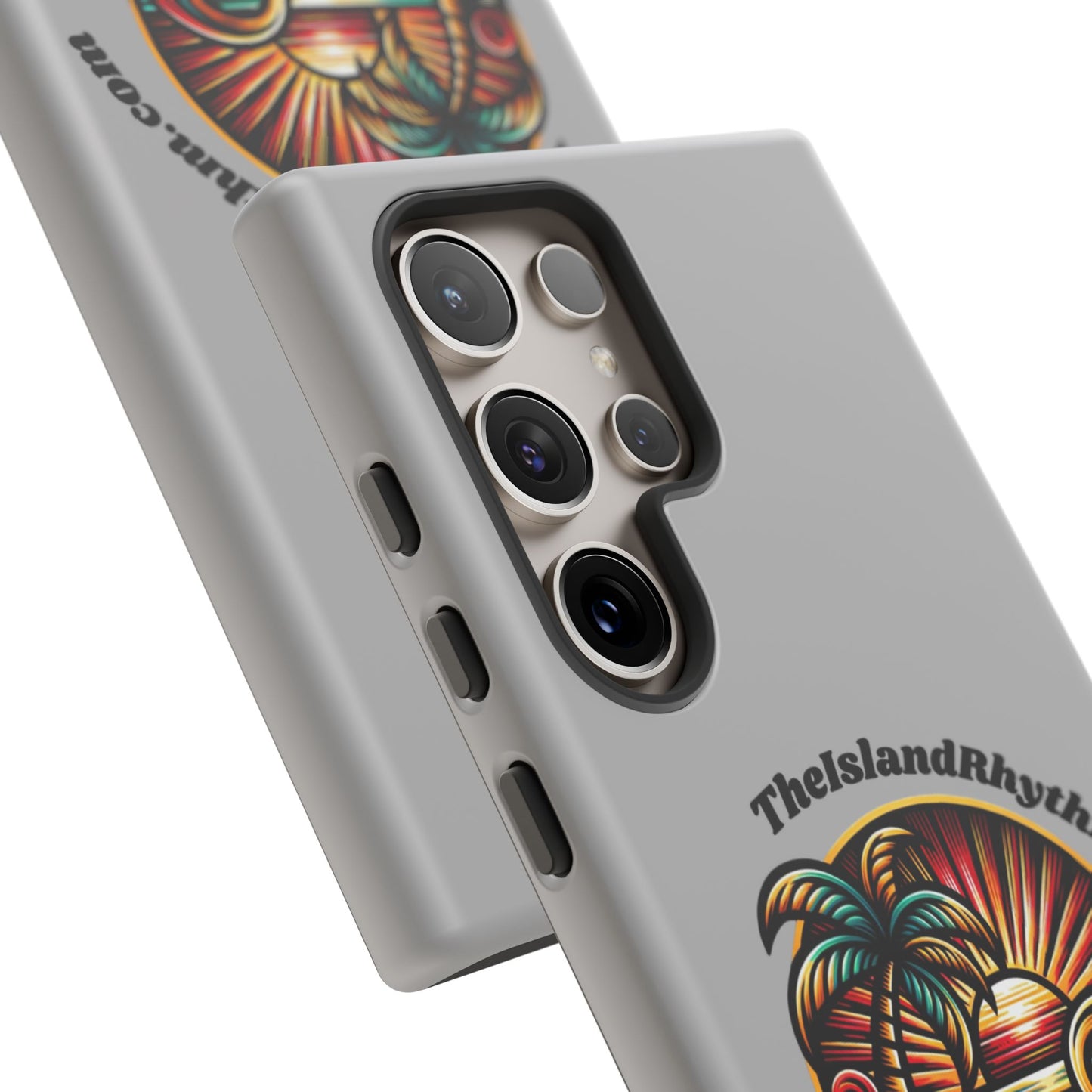 Tough Phone Case - Coastal Vibes with Inspirational Quote "Peace be the journey"