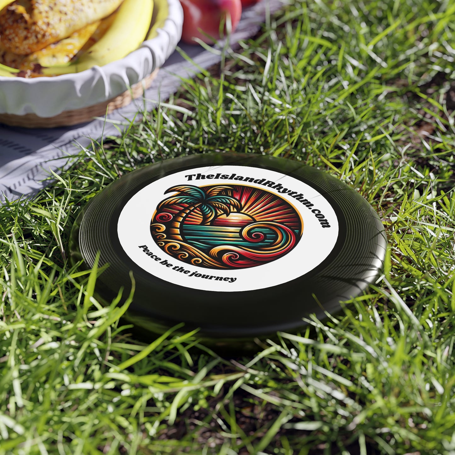 Beach Vibe Frisbee - 'Peace Be the Journey' Outdoor Fun