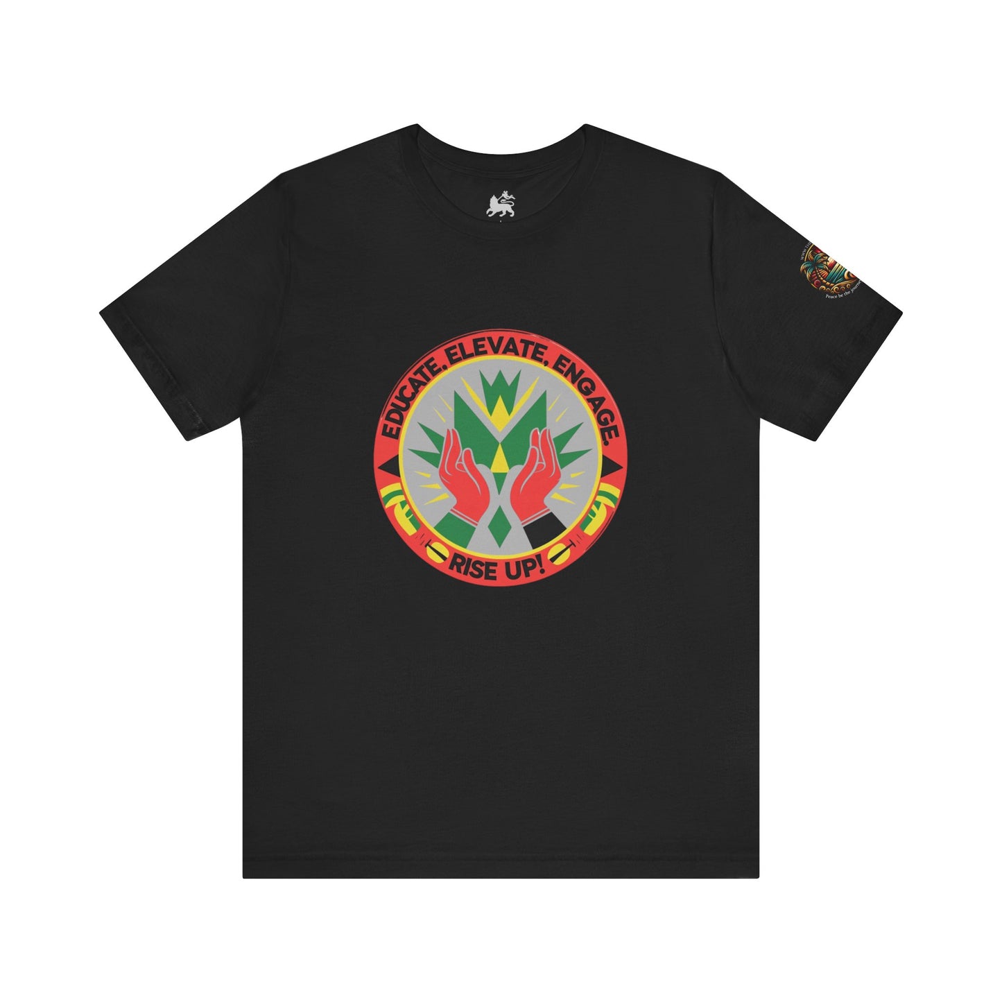 Mindful Living Unisex Tee - 'Educate, Elevate, Engage' Design