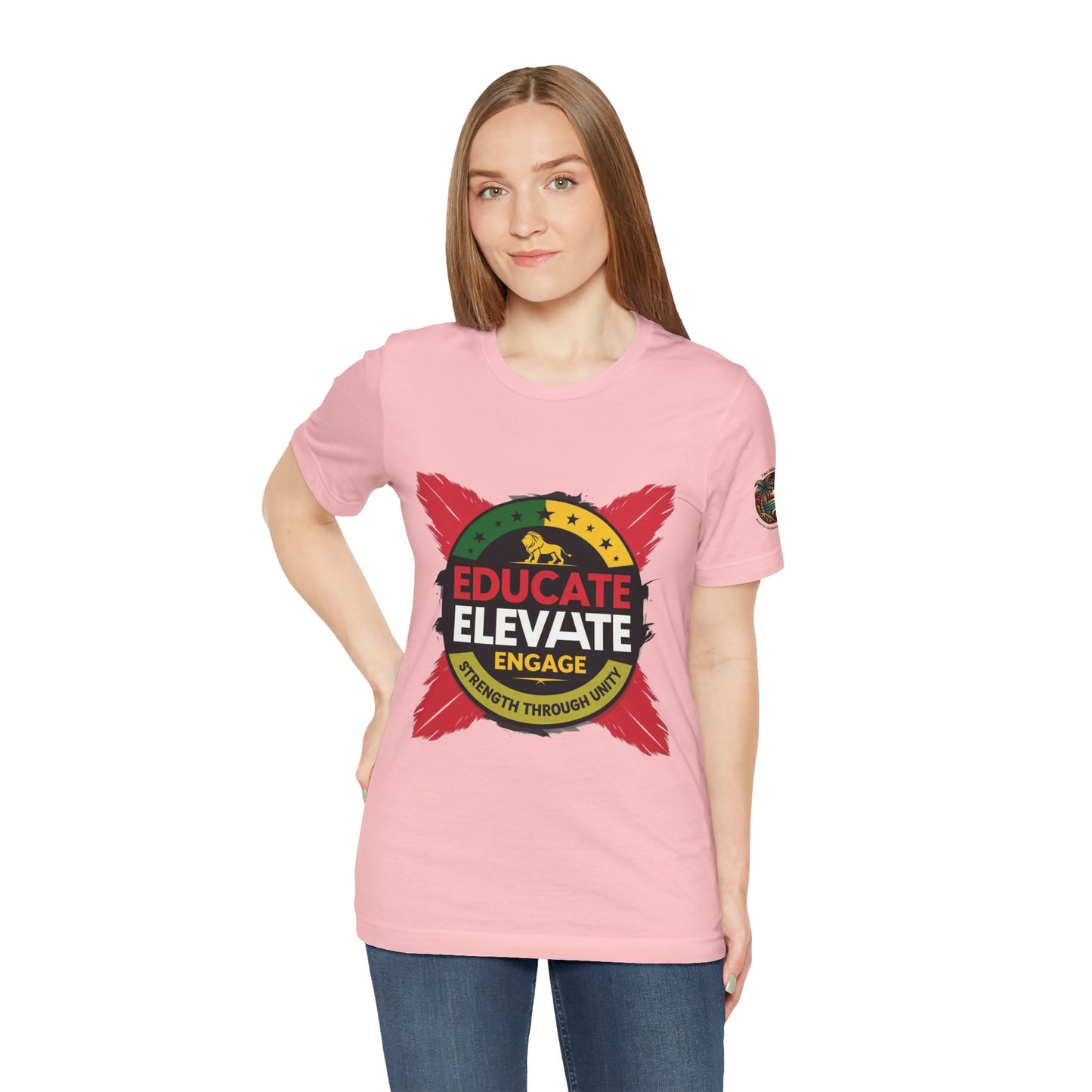 Empowering Statement Tee: Promote Unity & Strength, Ideal for Activism, Education Events, Casual Wear, Gift Ideas