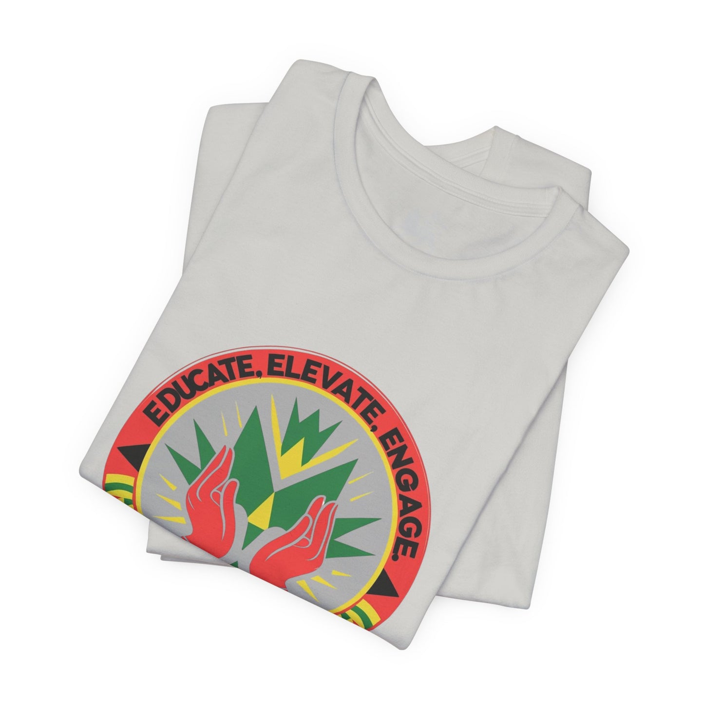 Mindful Living Unisex Tee - 'Educate, Elevate, Engage' Design