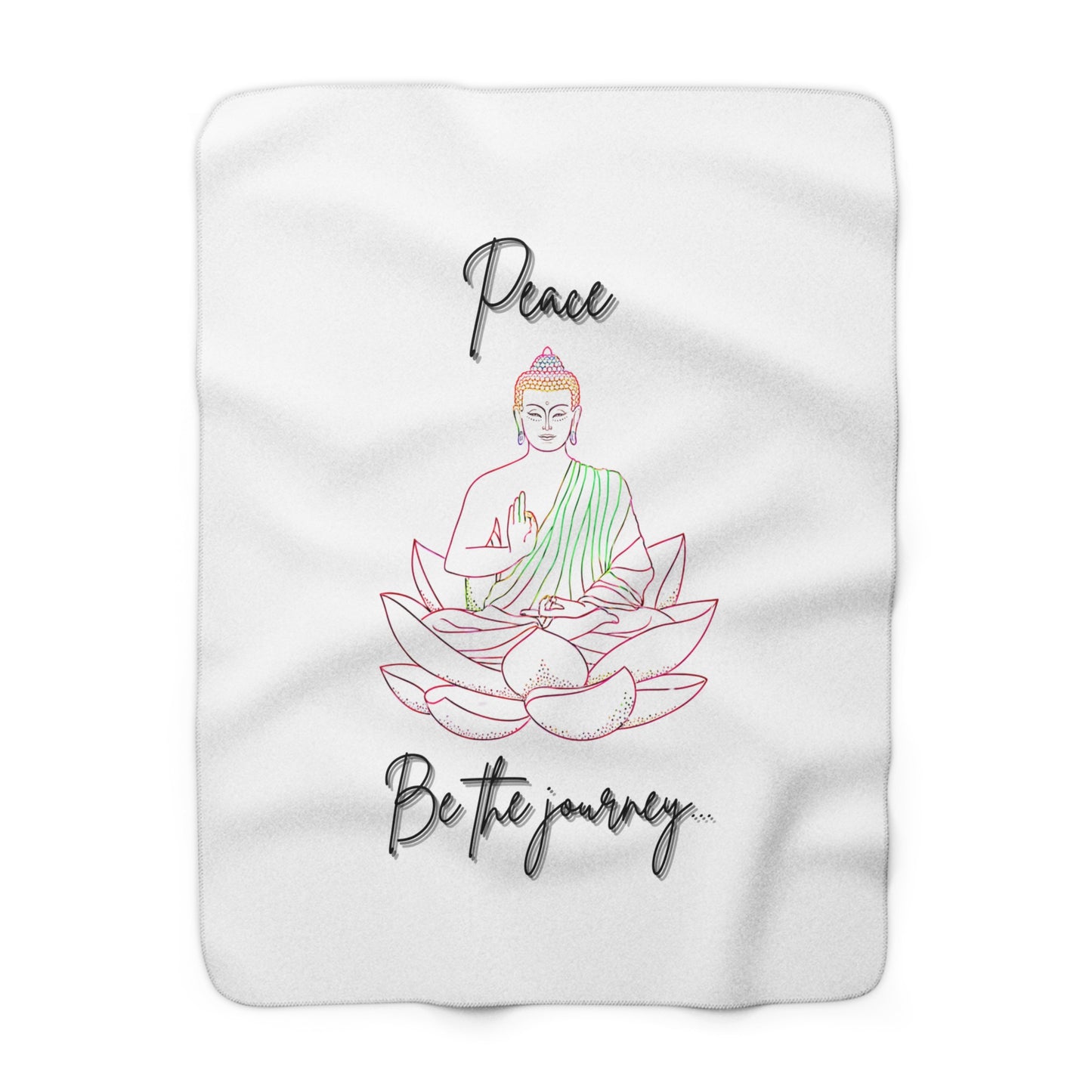 Fleece Blanket - Peace Be The Journey