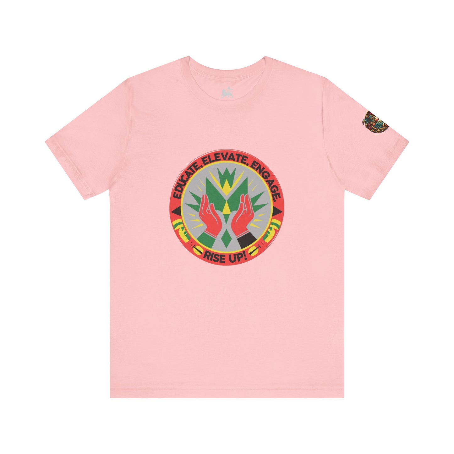 Mindful Living Unisex Tee - 'Educate, Elevate, Engage' Design