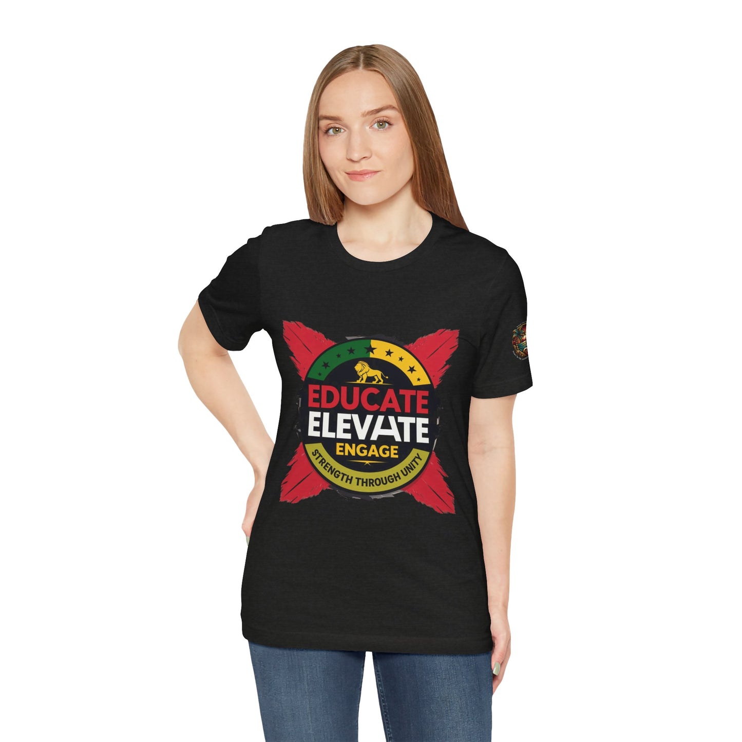Empowering Statement Tee: Promote Unity & Strength, Ideal for Activism, Education Events, Casual Wear, Gift Ideas