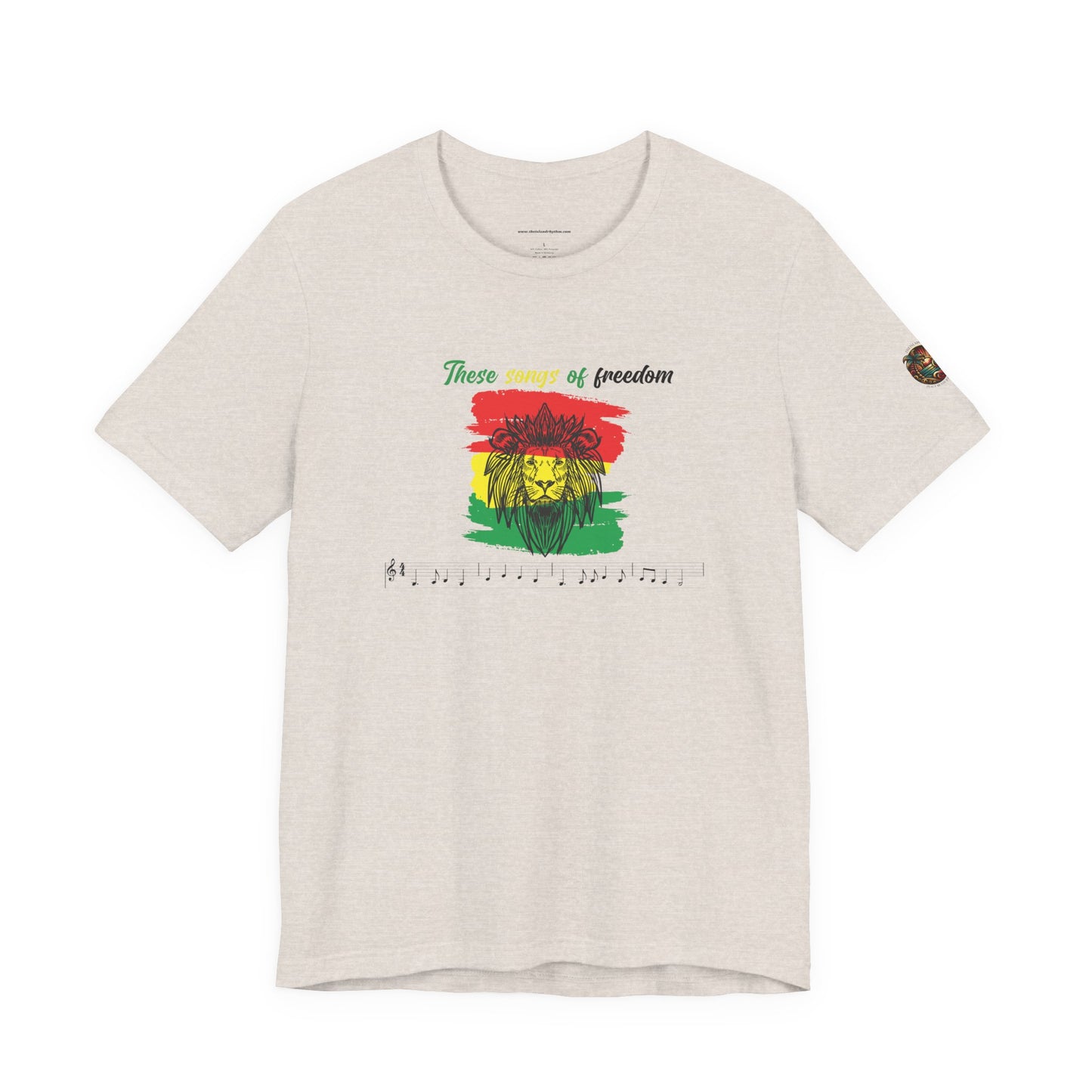 Island Rhythm T-Shirt - Songs of Freedom Design