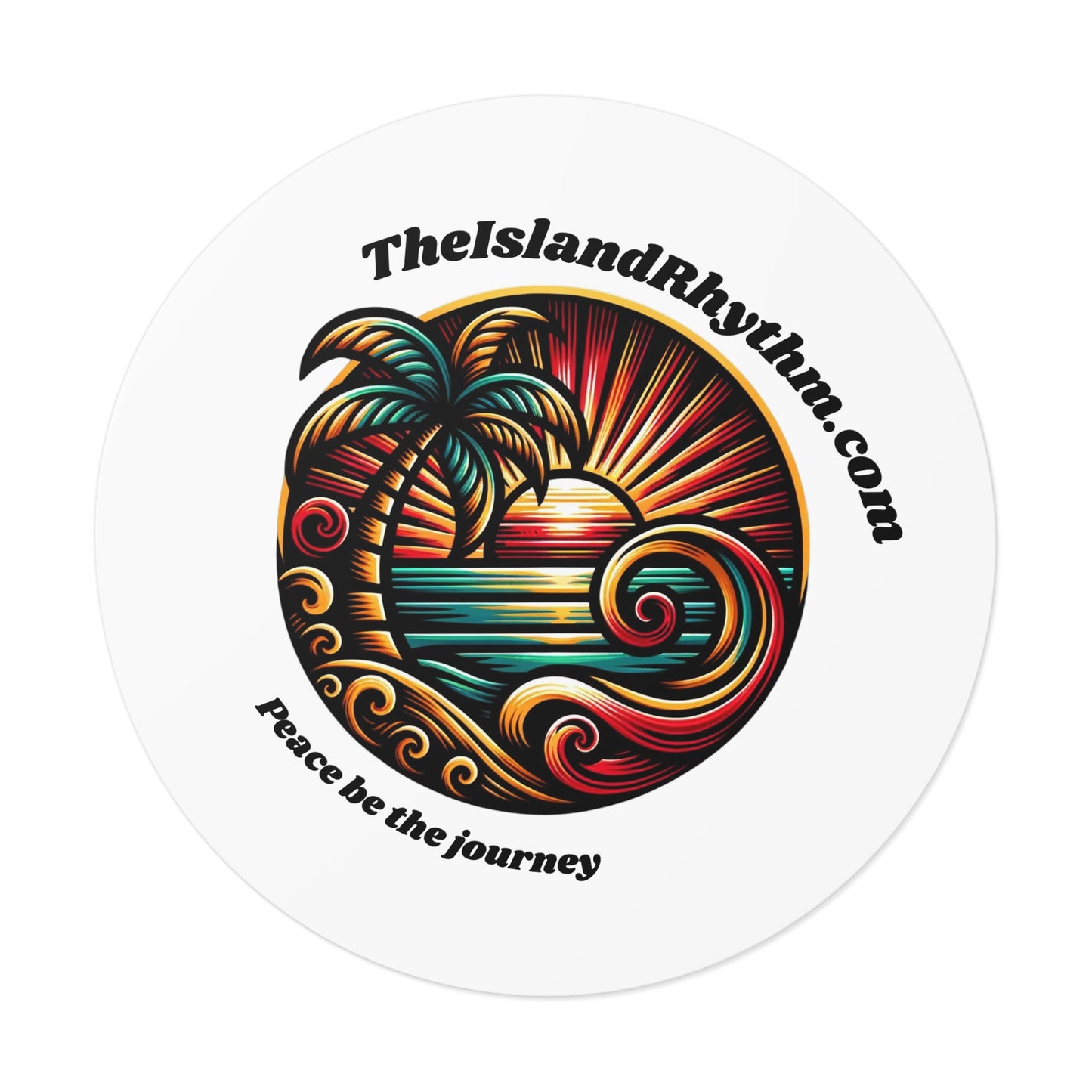 Vinyl Stickers - Island Rhythm Logo Sticker